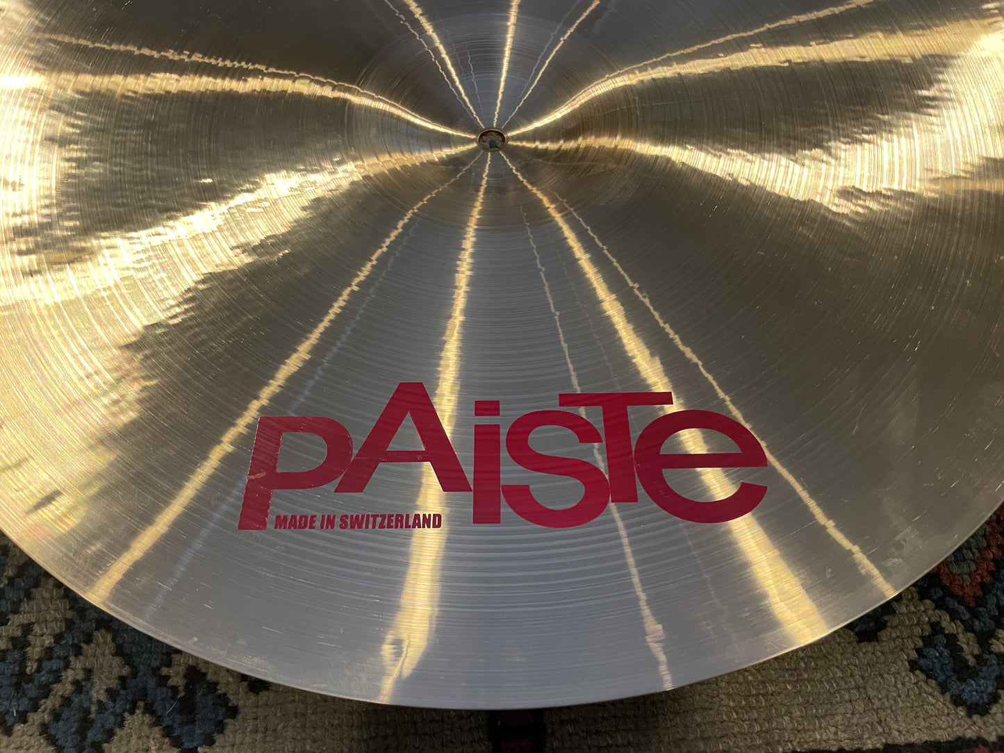 20" Paiste 2002 Medium Crash Ride Cymbal 2034g