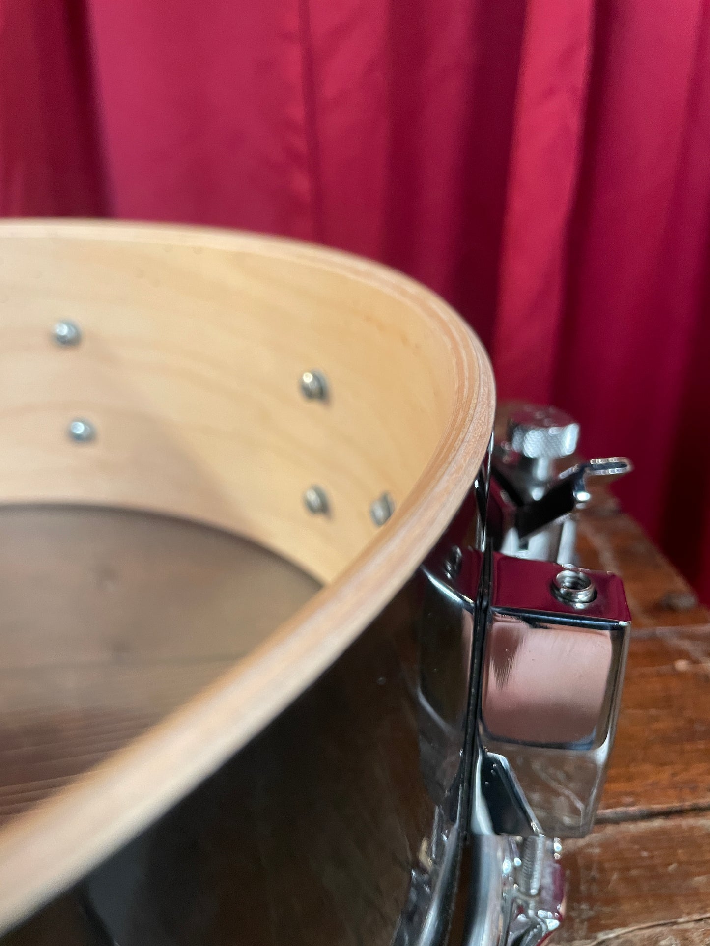 Grover Pro 4.5x13 Snare Drum Black