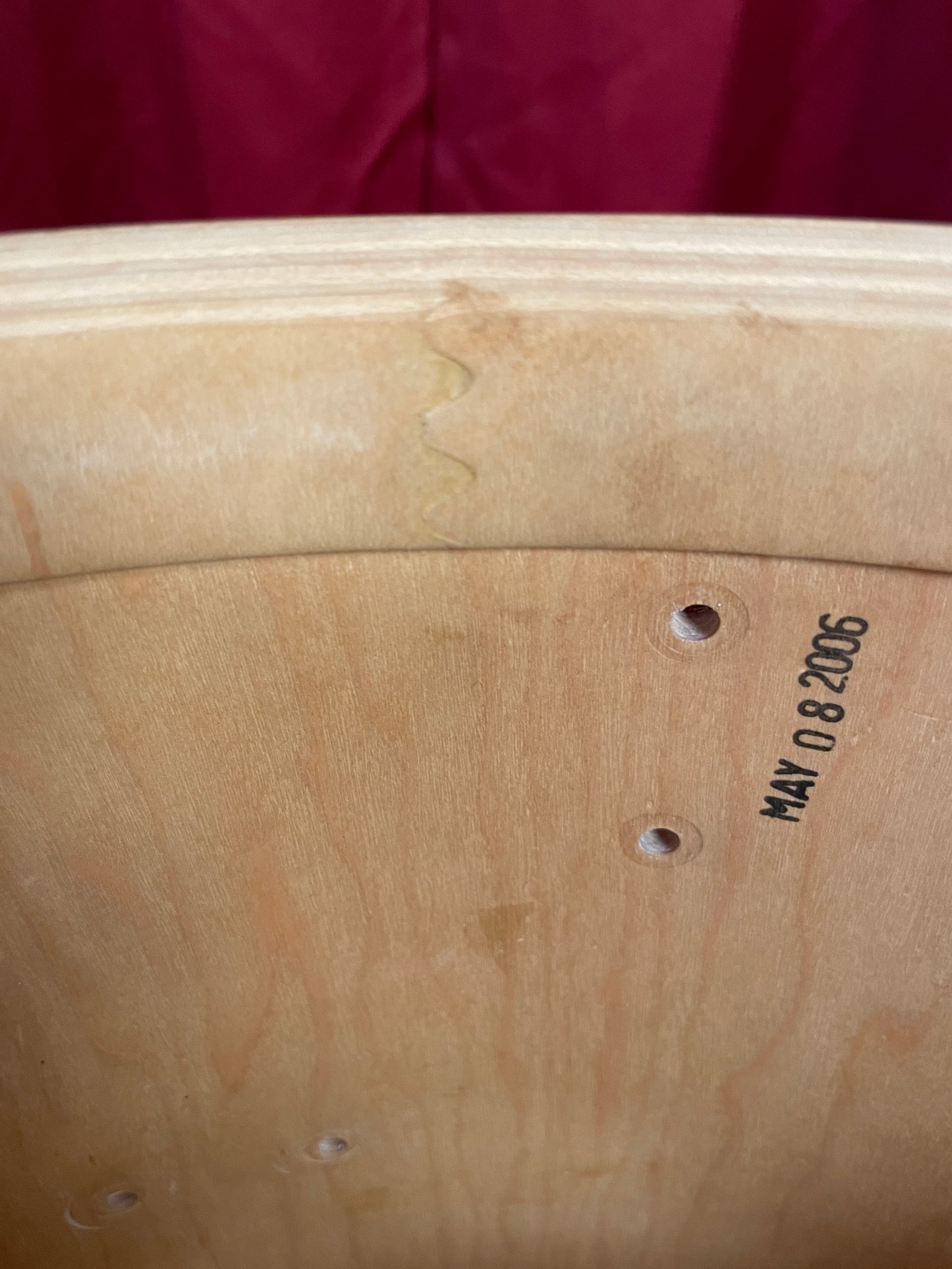 2006 DW Collector's Series 12x14 Tom Drum Shell Only Silver Sparkle Drum Workshop