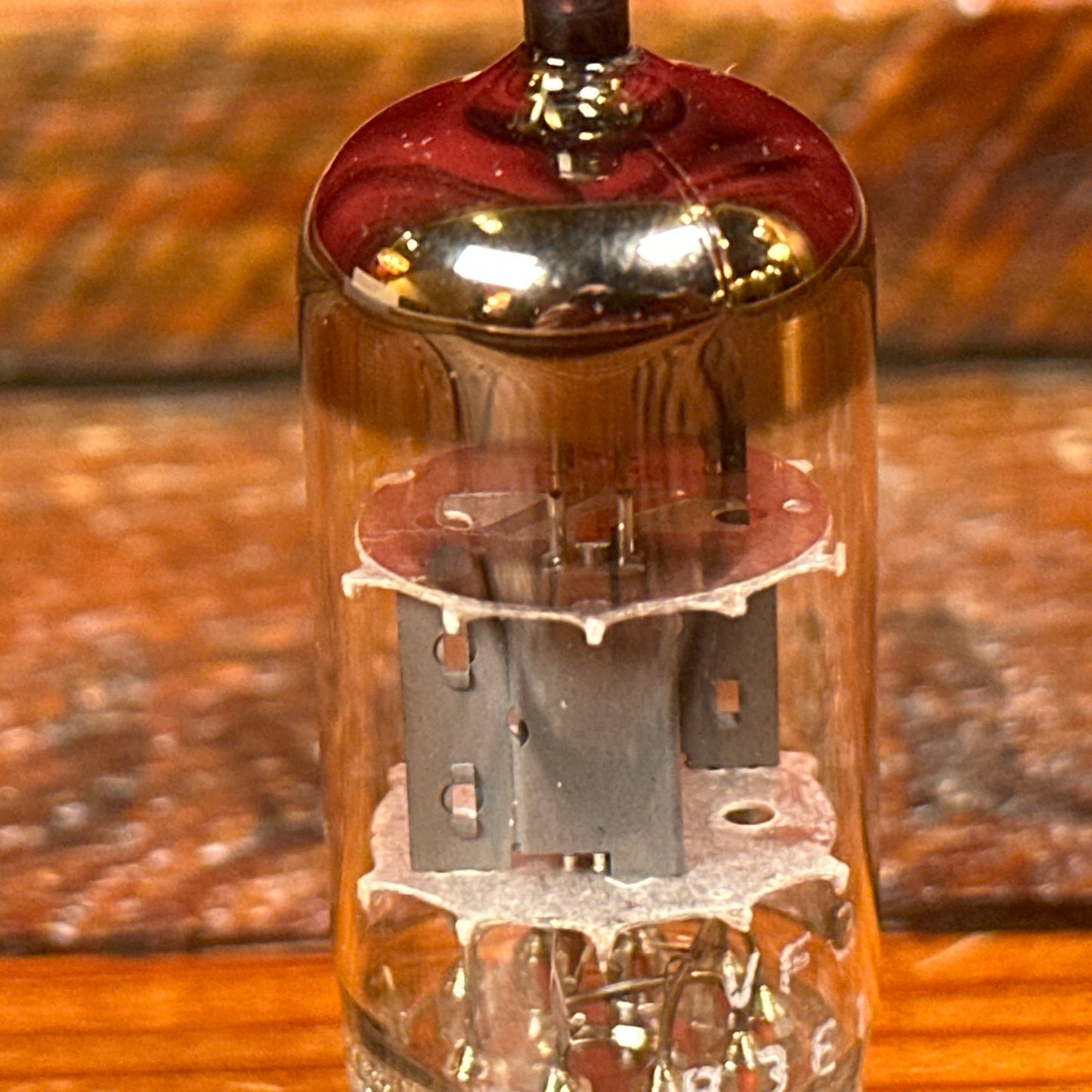 Vintage Amperex 12AT7 Preamp Tube ECC81 Valve Mullard Blackburn Factory #252
