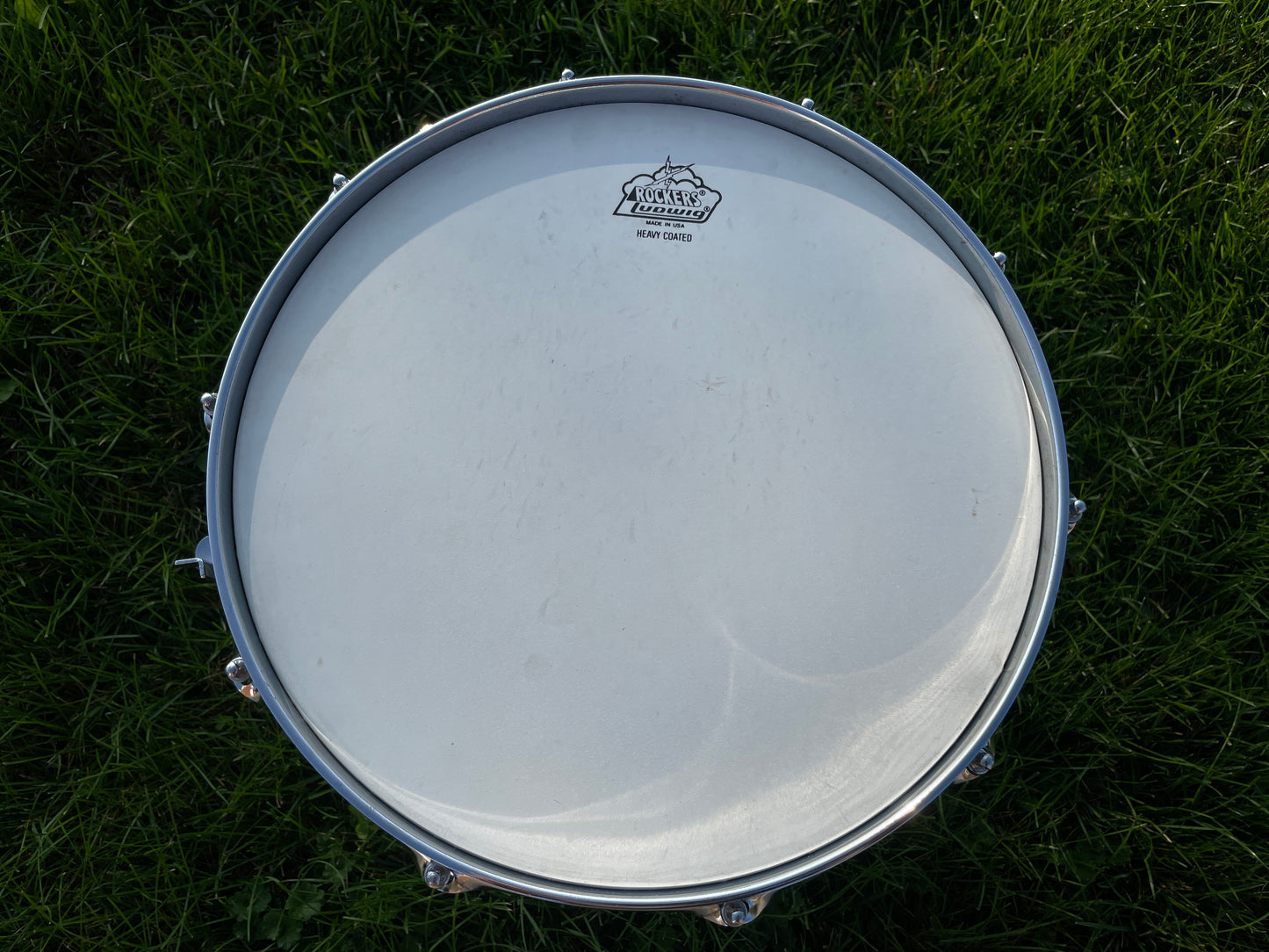 1970s Ludwig 6.5x14 LM402 Supraphonic Snare Drum