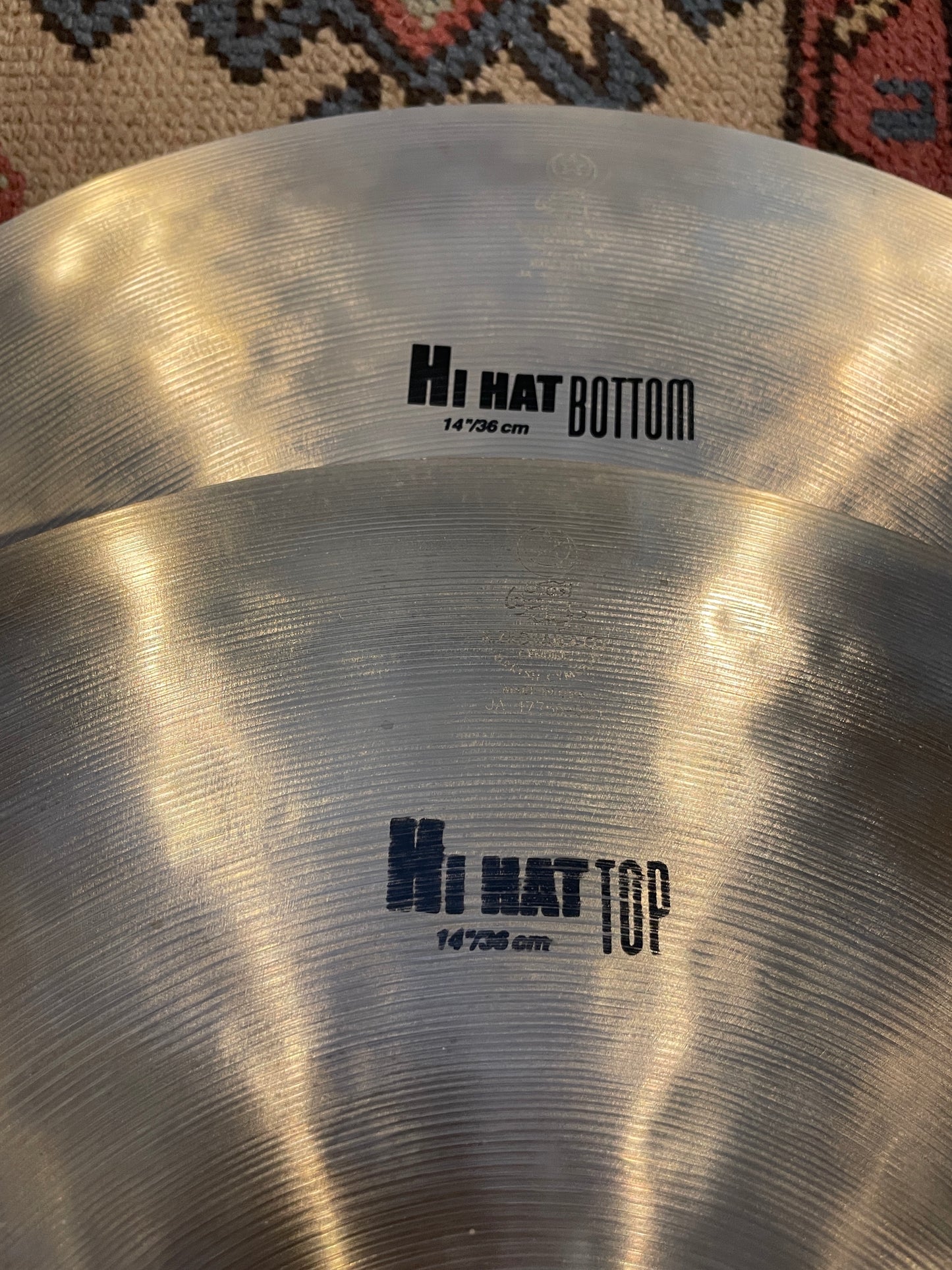 14" Zildjian K Hi-Hat Cymbal Pair 1116g/1362g