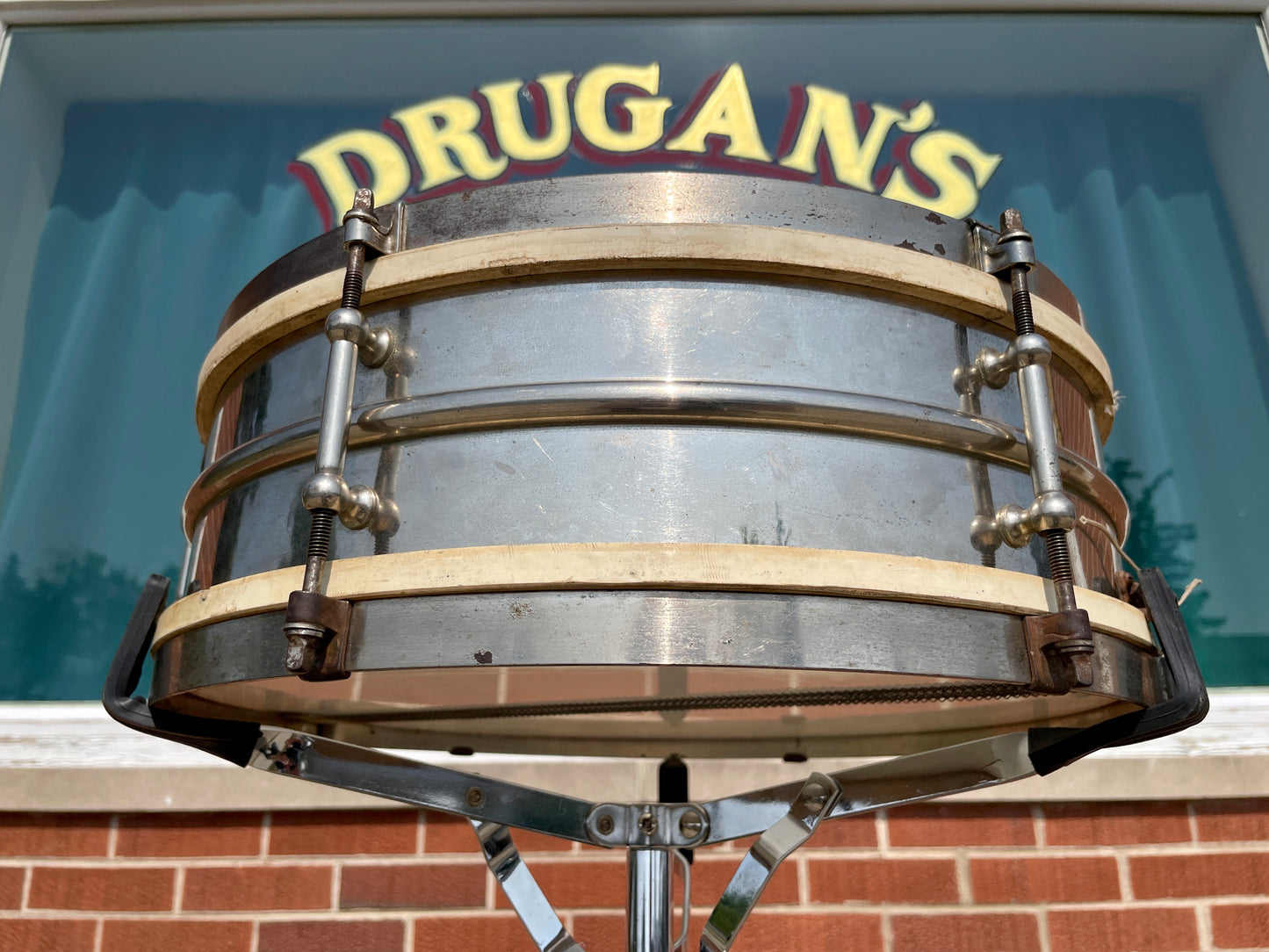 1920s Ludwig Universal 5x15 Snare Drum 2pc Shell NOB *Video Demo*