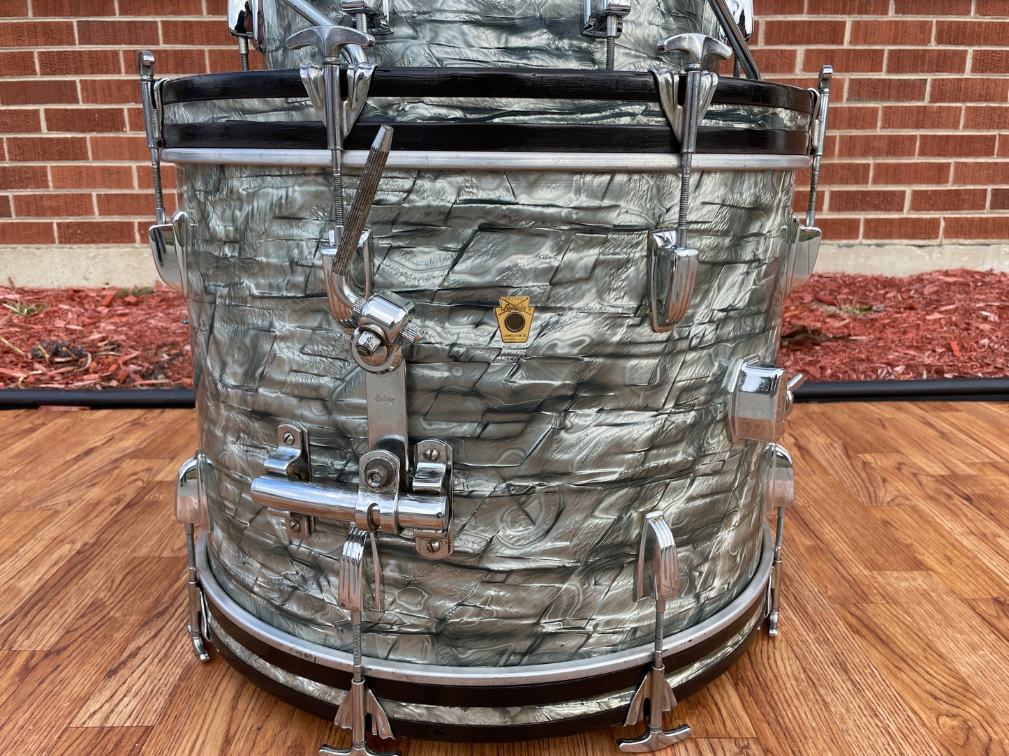 1968 Ludwig Down Beat Drum Set Sky Blue Pearl 20/12/14