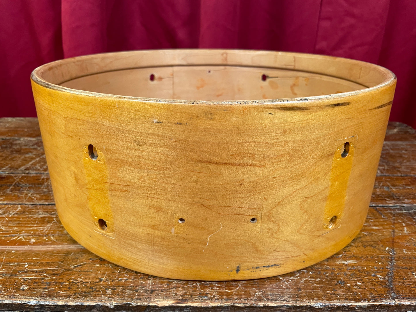 1966 Slingerland Deluxe Student Model 5.5x14 Snare Drum Shell 6-Lug