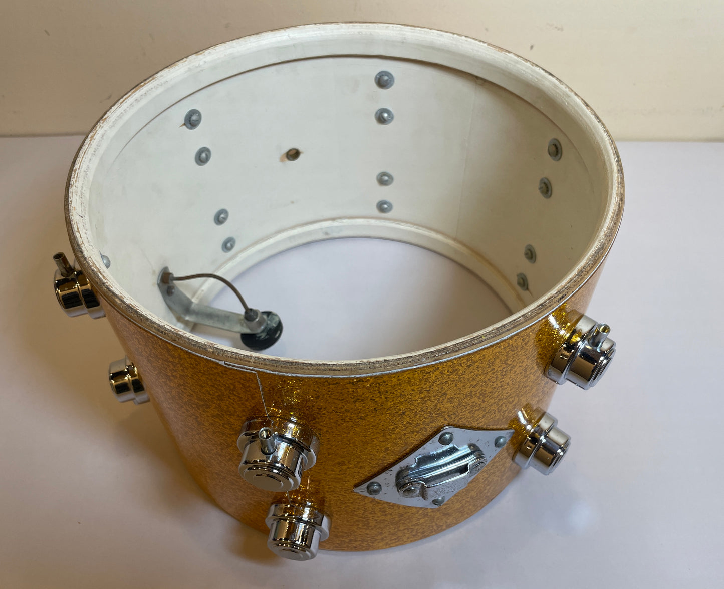 1960s Camco 9x13 Tom Drum Gold Sparkle Chanute