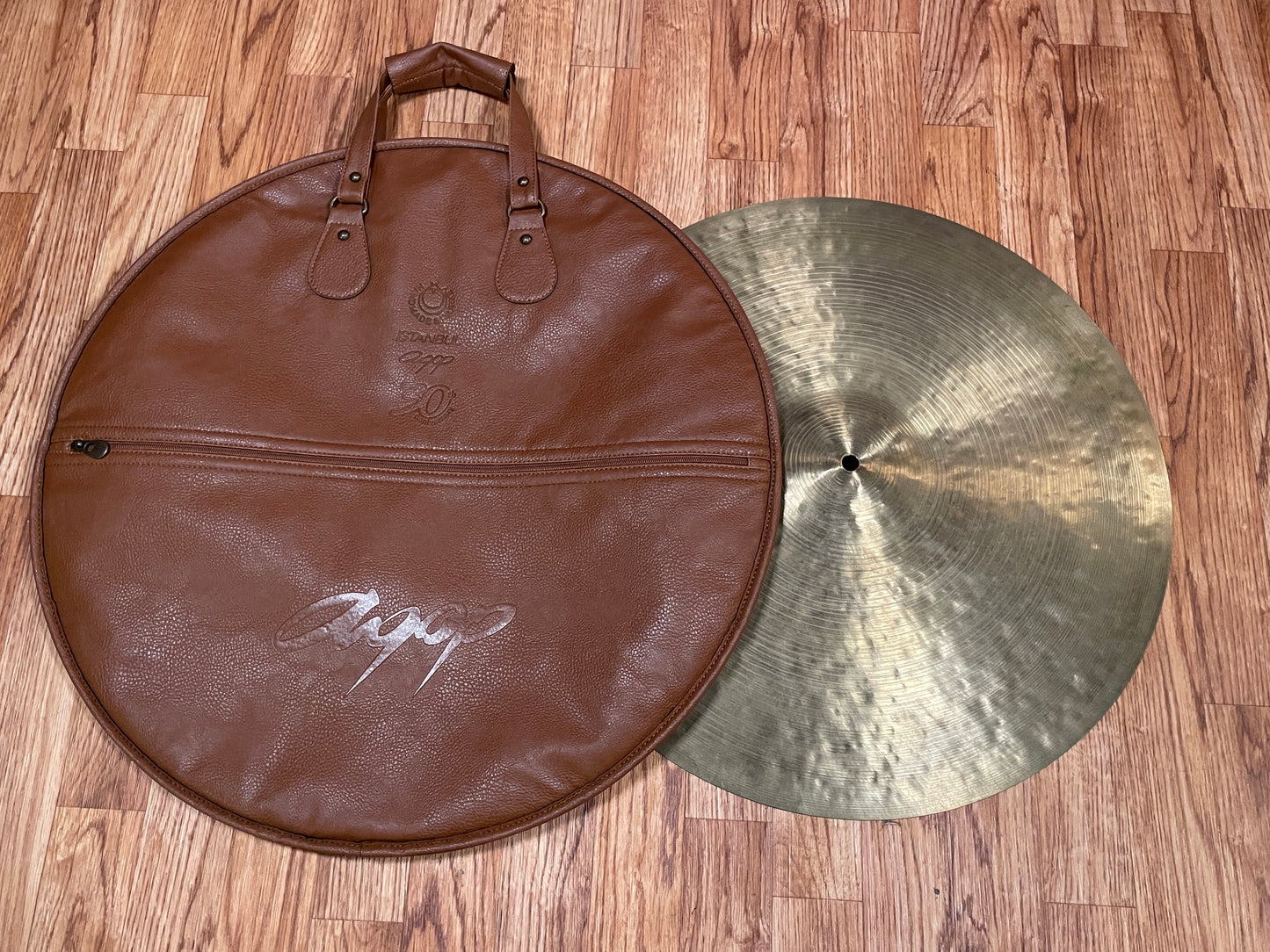20" Istanbul Agop 30th Anniversary Ride Cymbal w/ Leather Cymbal Bag 1928g *Video Demo*