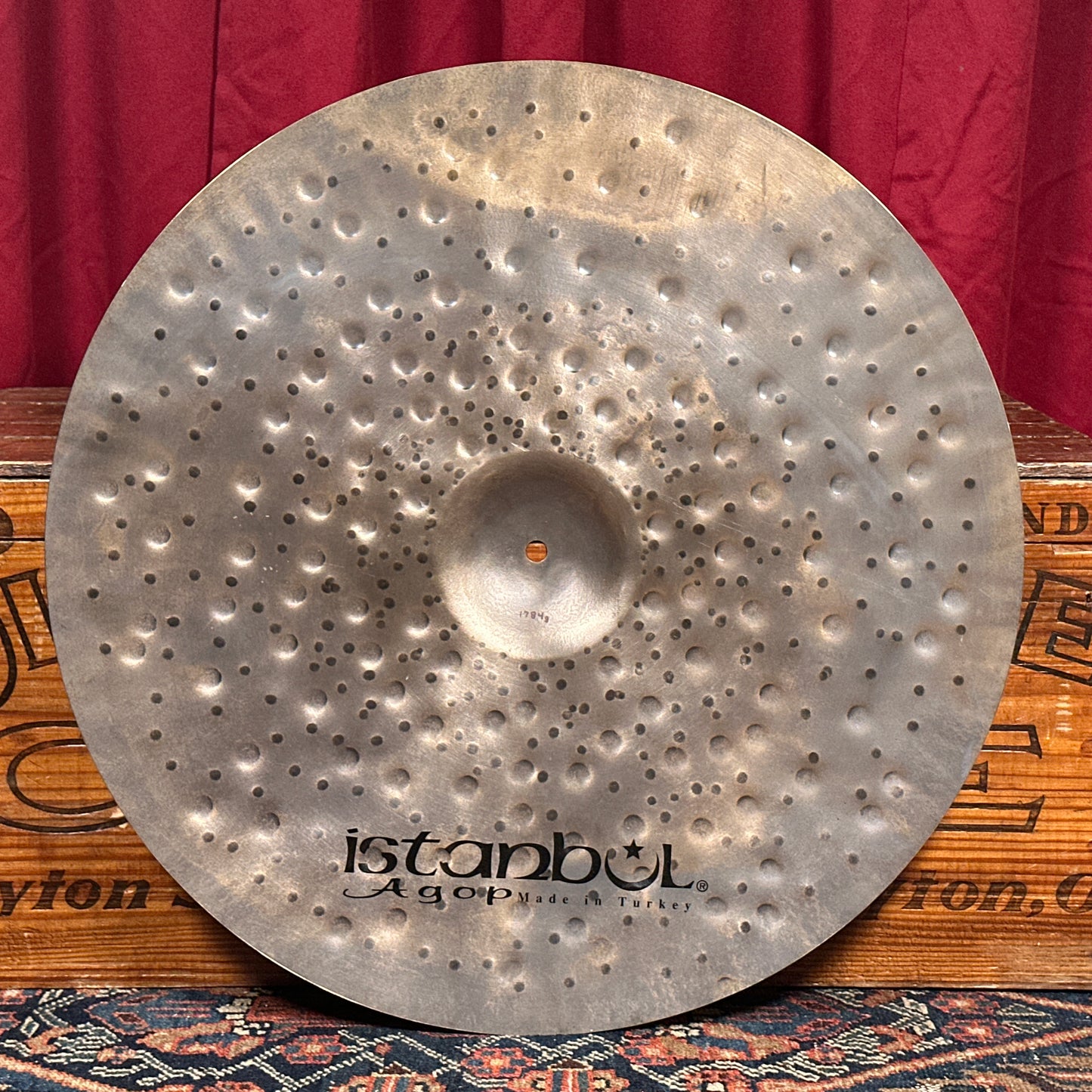 22" Istanbul Agop Xist Dry Dark Crash Cymbal 1784g *Video Demo*