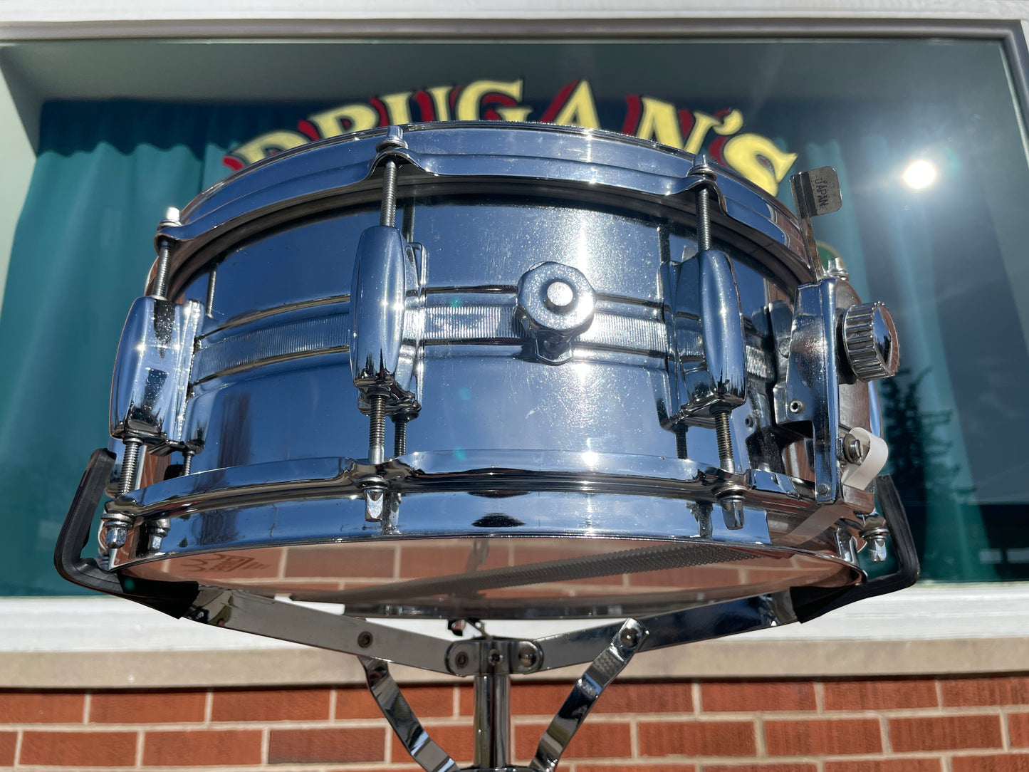 1960s Whitehall 5.5x14 Steel Snare Drum 10 Lug Made in Japan MIJ Pearl