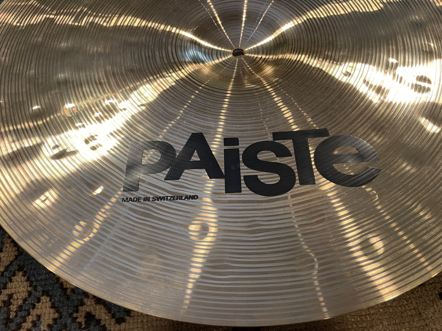 20" Paiste Flanger Ride Cymbal 2154g *Video Demo*