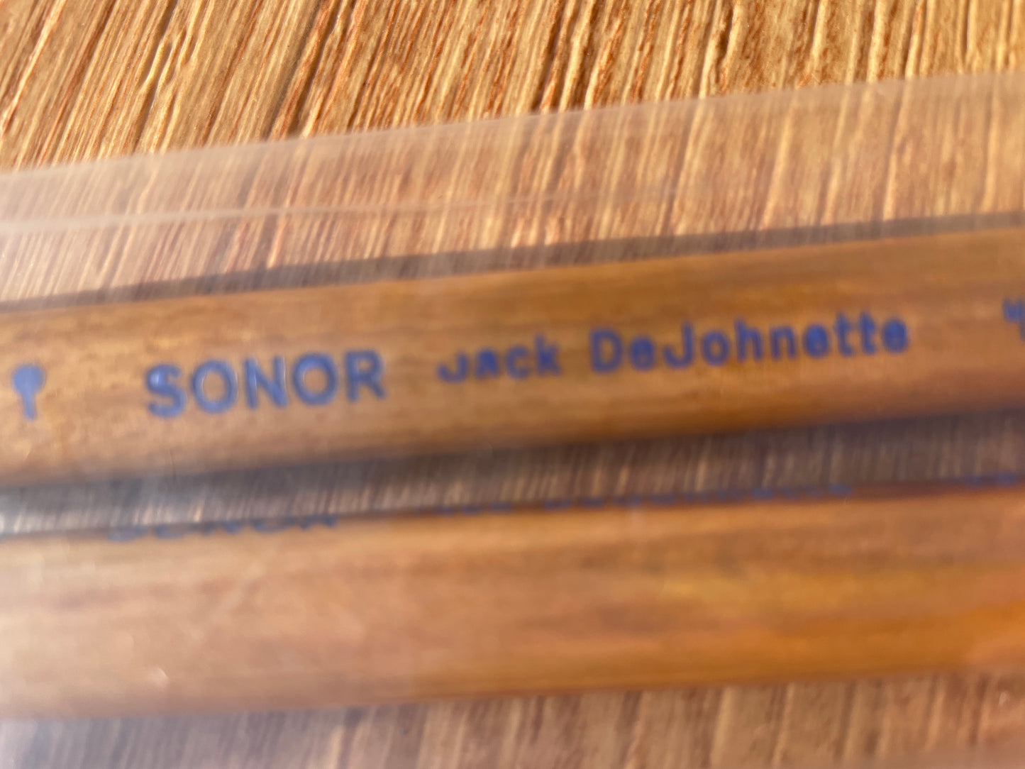 N.O.S. Vintage Sonor Jack DeJohnette Wood Tip Drum Sticks w/ Original Bag New Old Stock