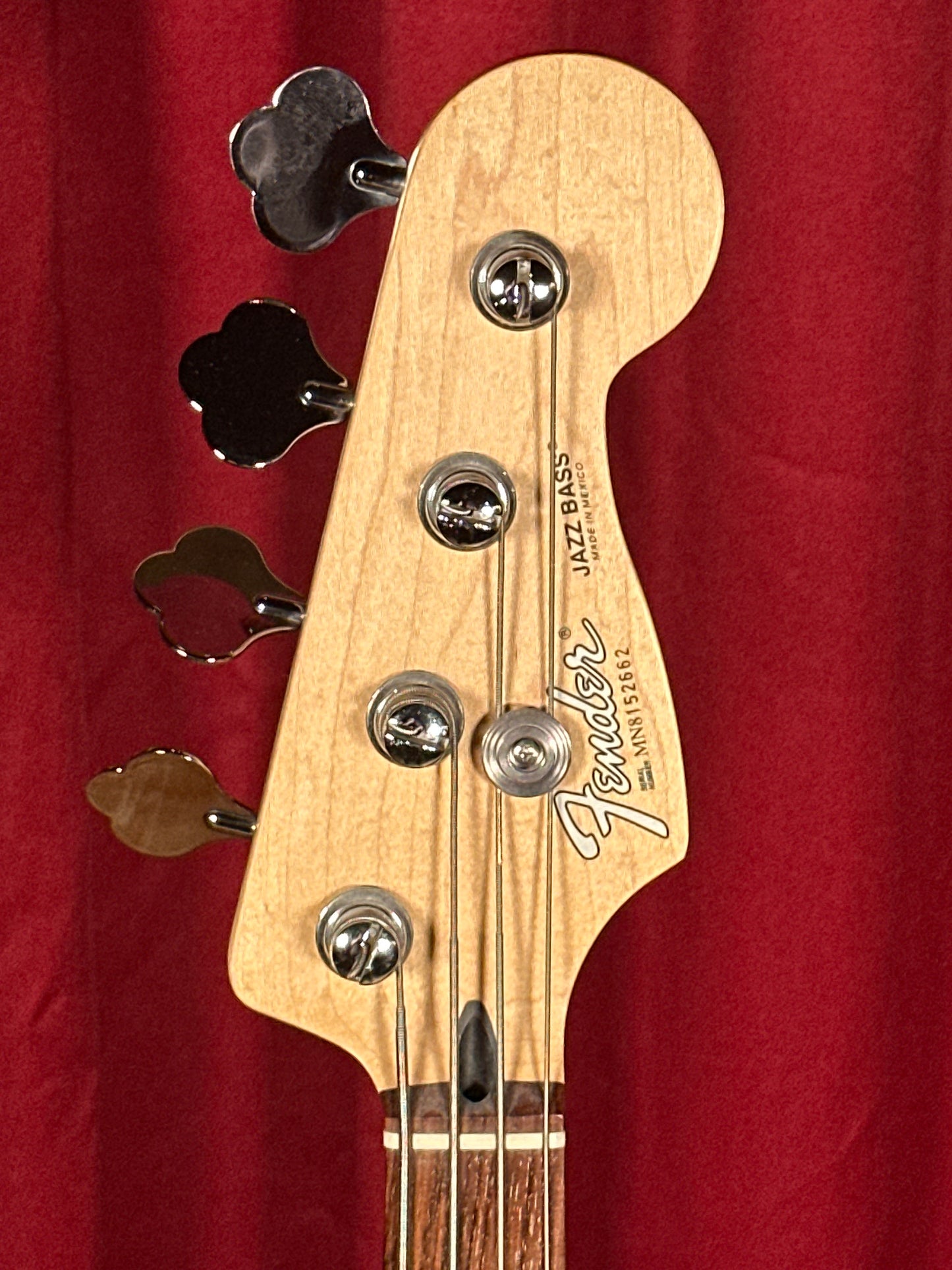 1998 Fender MIM Fretless Standard Jazz Bass Guitar Midnight Blue