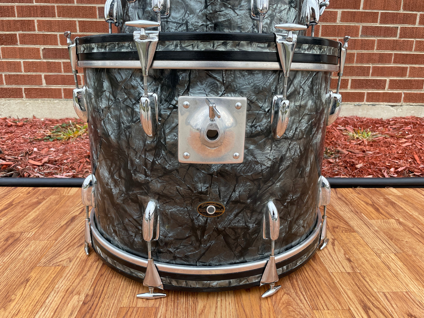 1968 Slingerland No. 9N Drum Set Black Diamond Pearl 20/12/14 *Video Demo*