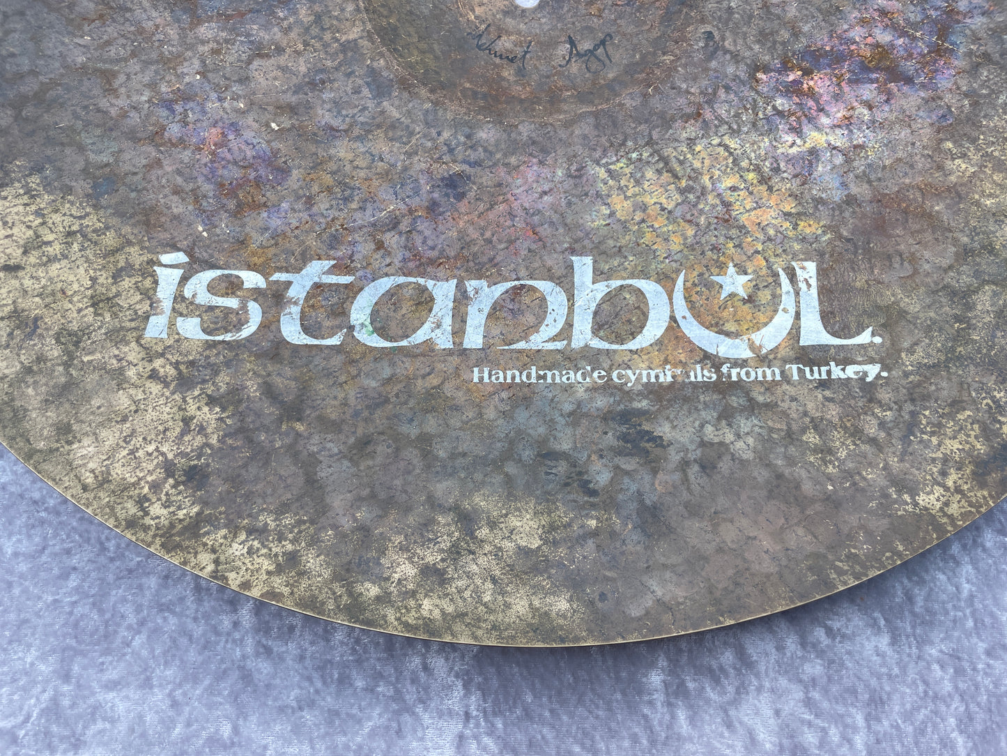 22" Istanbul Pre-Split White Label Turk Ride Cymbal 3738g *Video Demo*