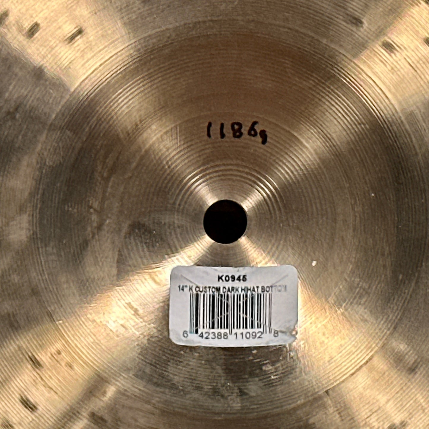14" Zildjian K Custom Dark Hi-Hat Cymbal Pair 1038g/1186g *Video Demo*
