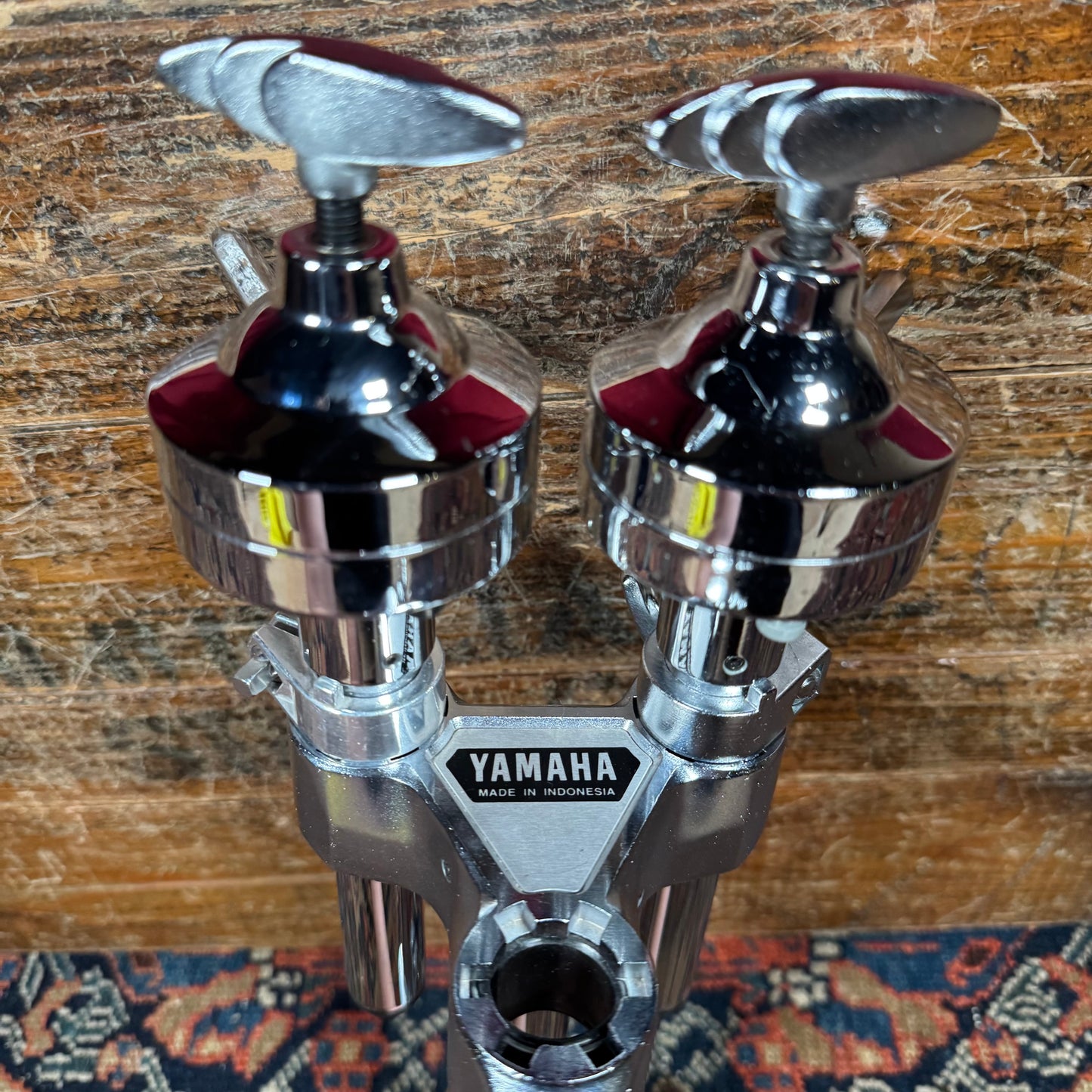 2000s Yamaha TH-945A 3-Hole Tom Mount Receiver w/ 2x CL-945A L-Arm Brackets YESS