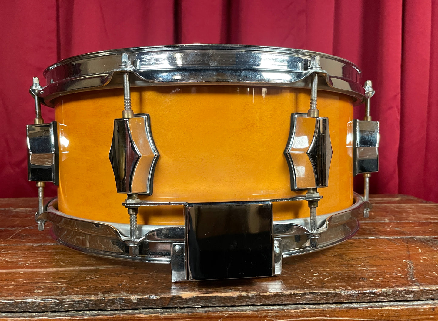 Fibes 5.5x13 Maple Snare Drum SFT Throw-Off Jasper Shell