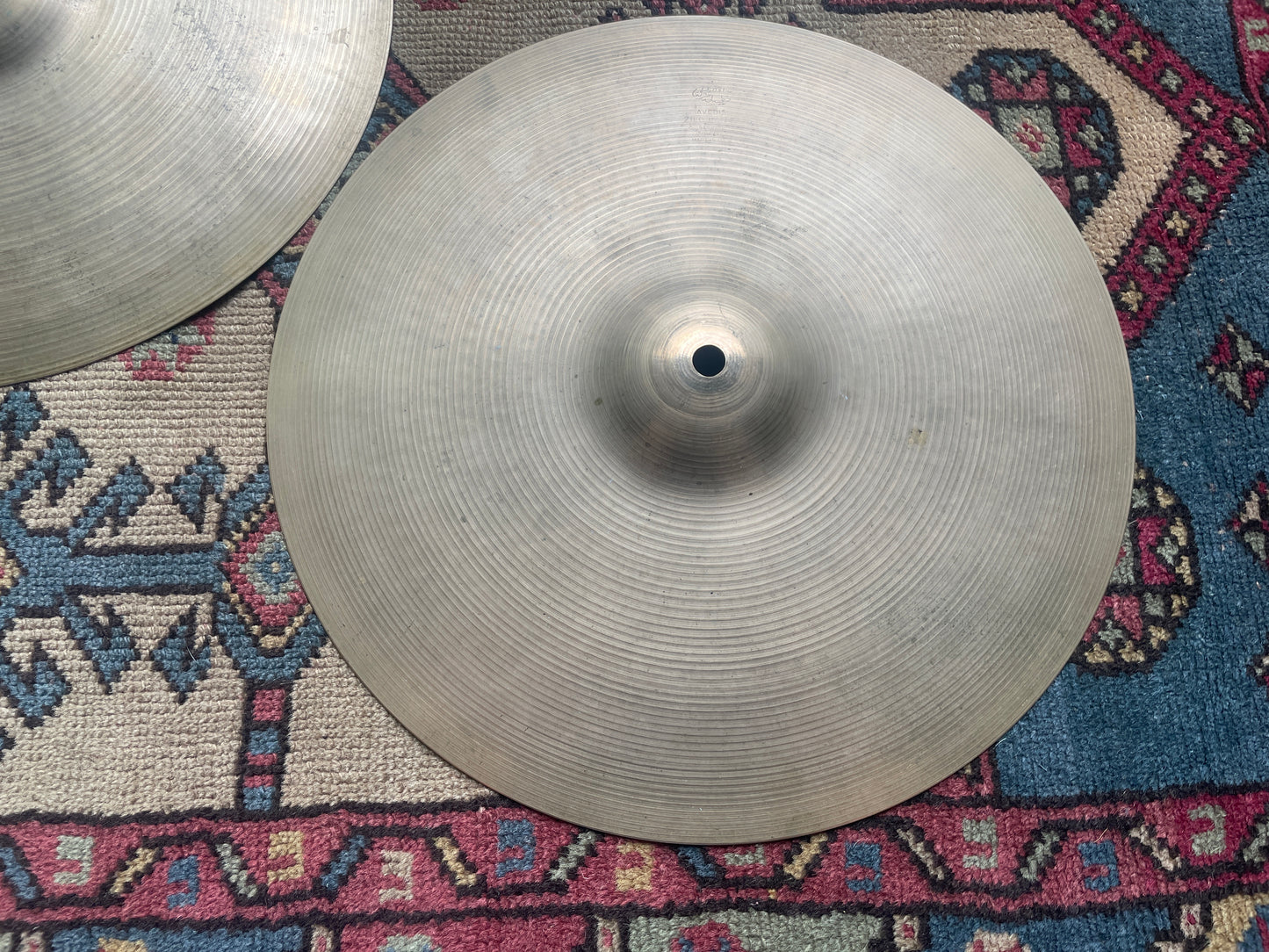 1950s 14" Zildjian A Small Stamp Hi-Hat Cymbal Pair 768g/882g *Video Demo*