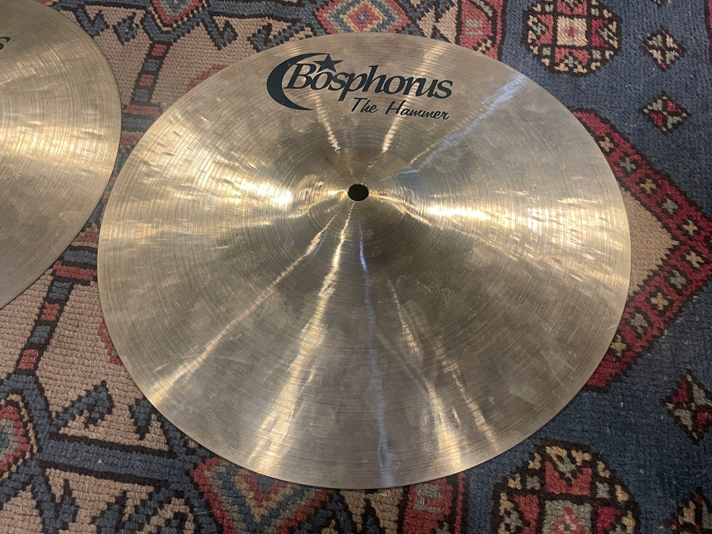 14" Bosphorus "The Hammer" Jeff Hamilton Signature Hi-Hat Cymbal Pair 840g/1254g *Video Demo*
