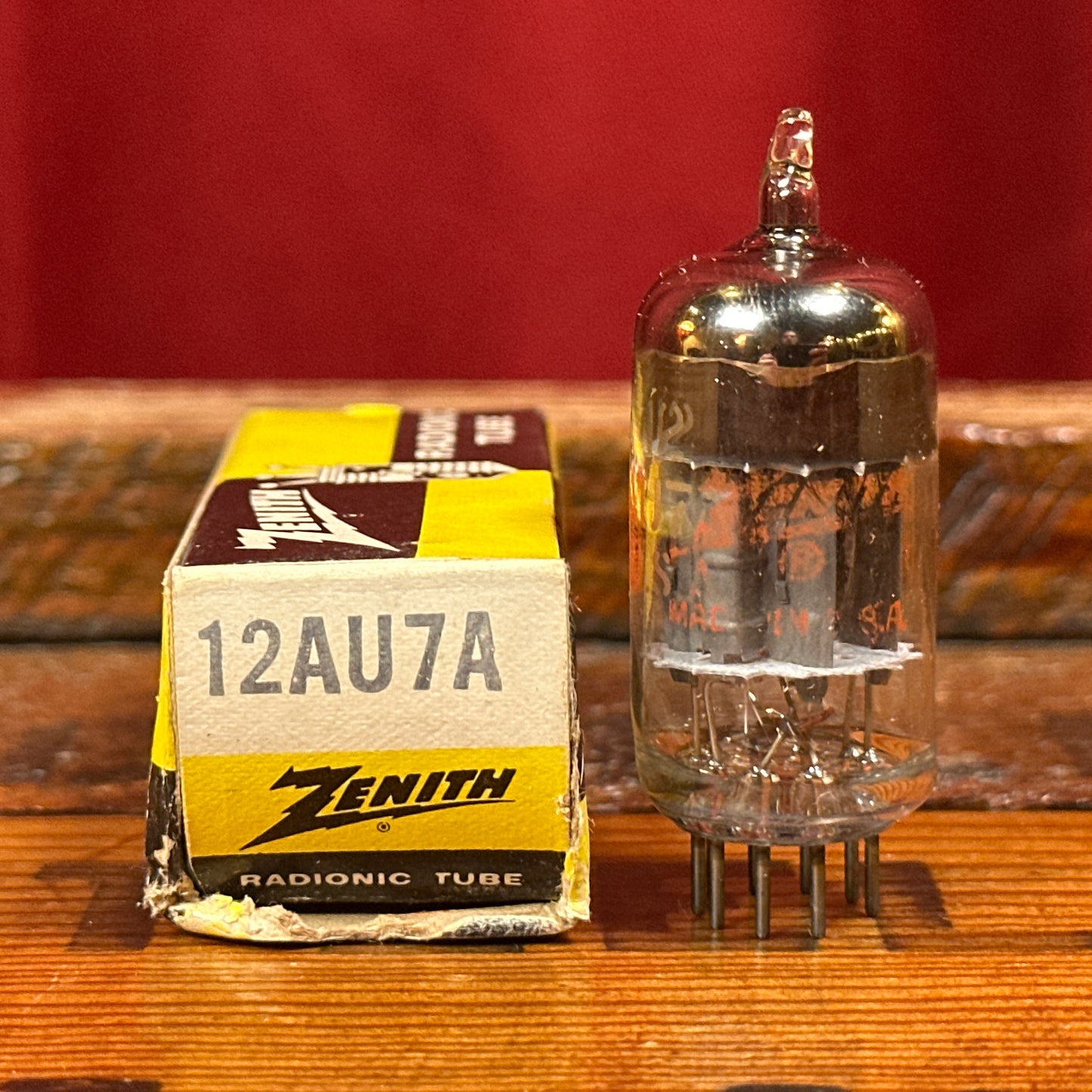 Vintage Zenith 12AU7A Preamp Tube 12AU7 ECC82 Valve NOS #257