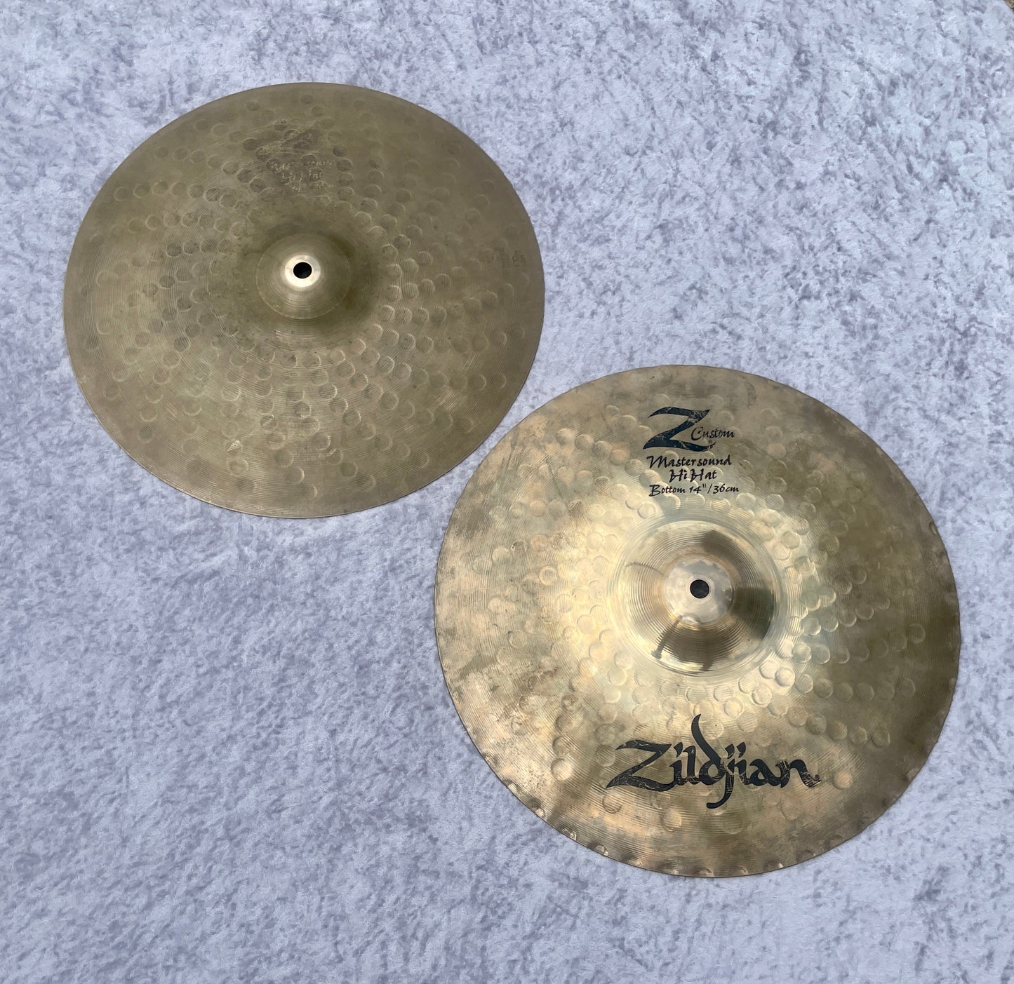 14" Zildjian Z Custom Mastersound Hi-Hat Cymbal Pair 962g/1462g *Video Demo*