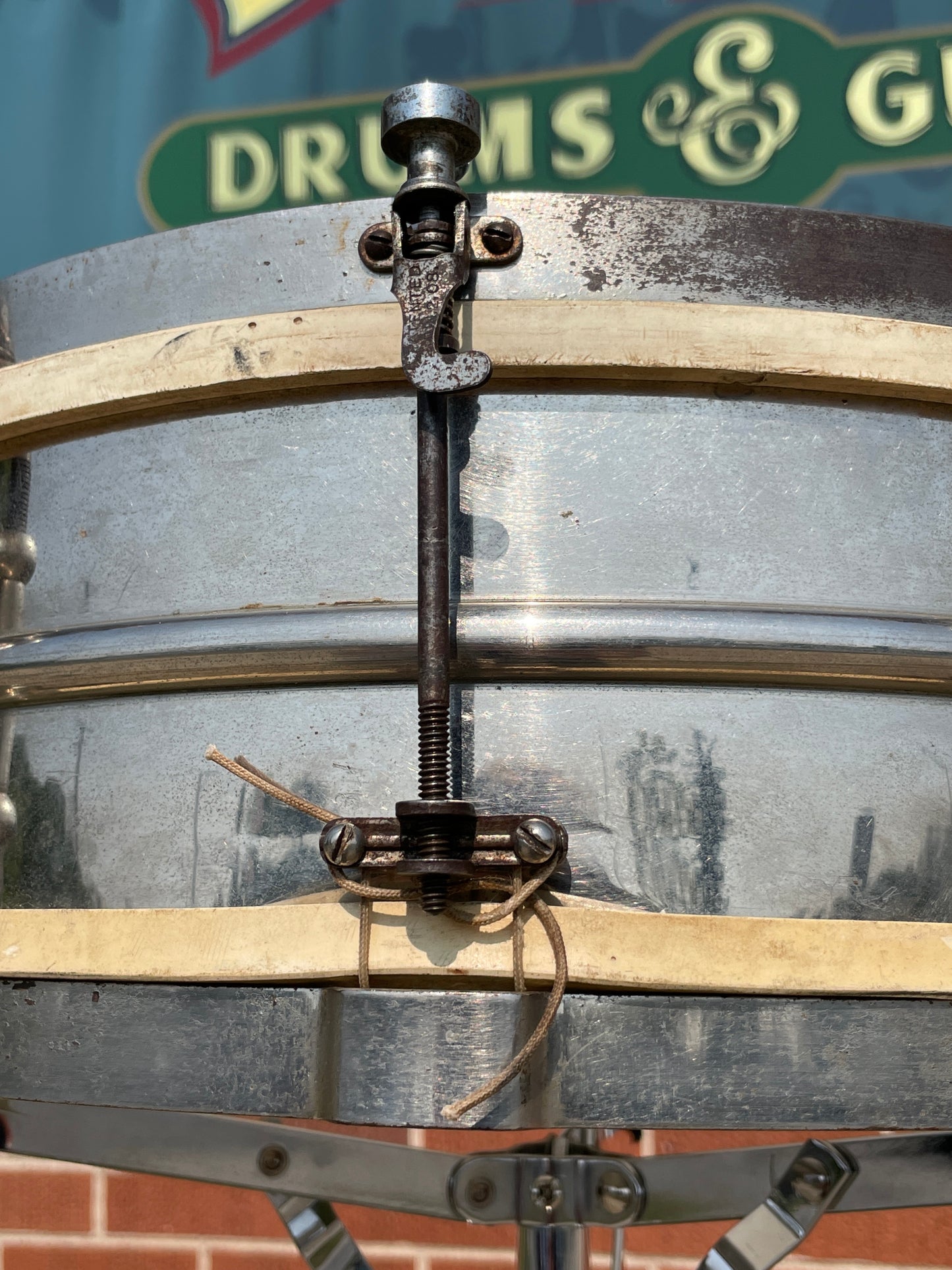 1920s Ludwig Universal 5x15 Snare Drum 2pc Shell NOB *Video Demo*