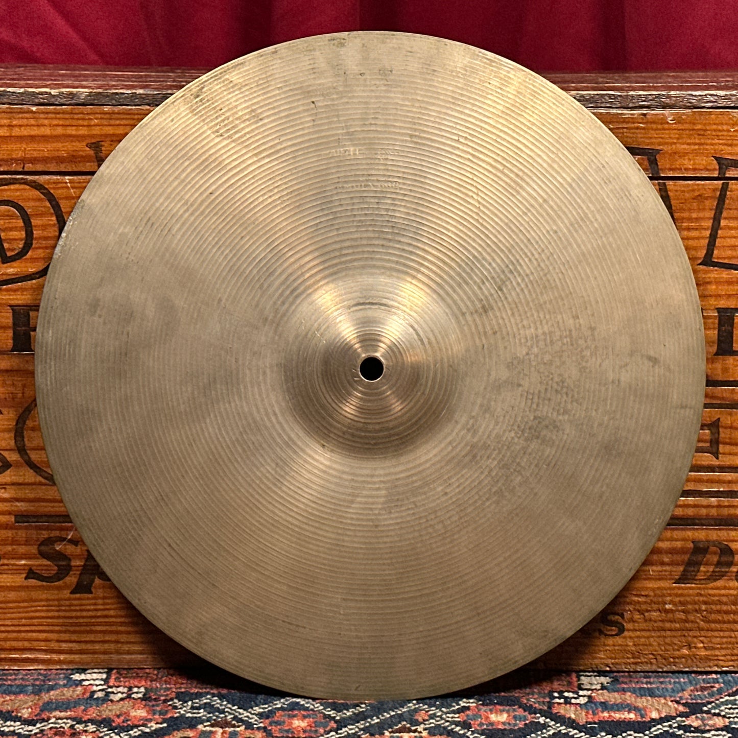 14" Paiste Formula 602 Pre-Serial 1960s Hi-Hat Cymbal Pair 784g/882g *Video Demo*
