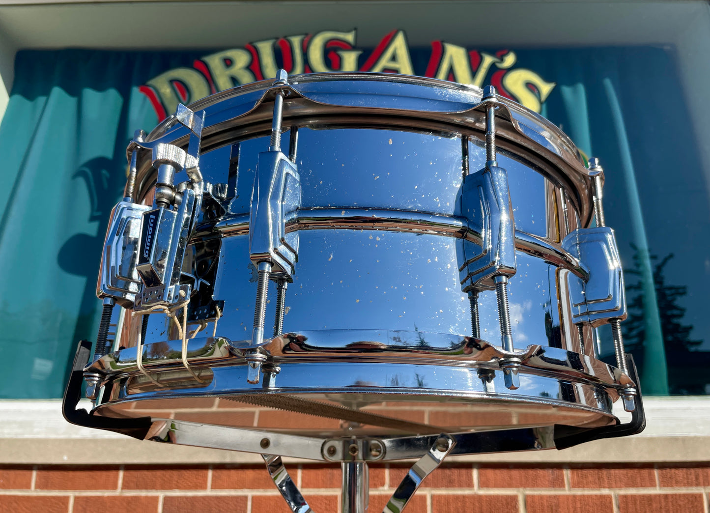 1970s Ludwig 6.5x14 LM402 Supraphonic Snare Drum