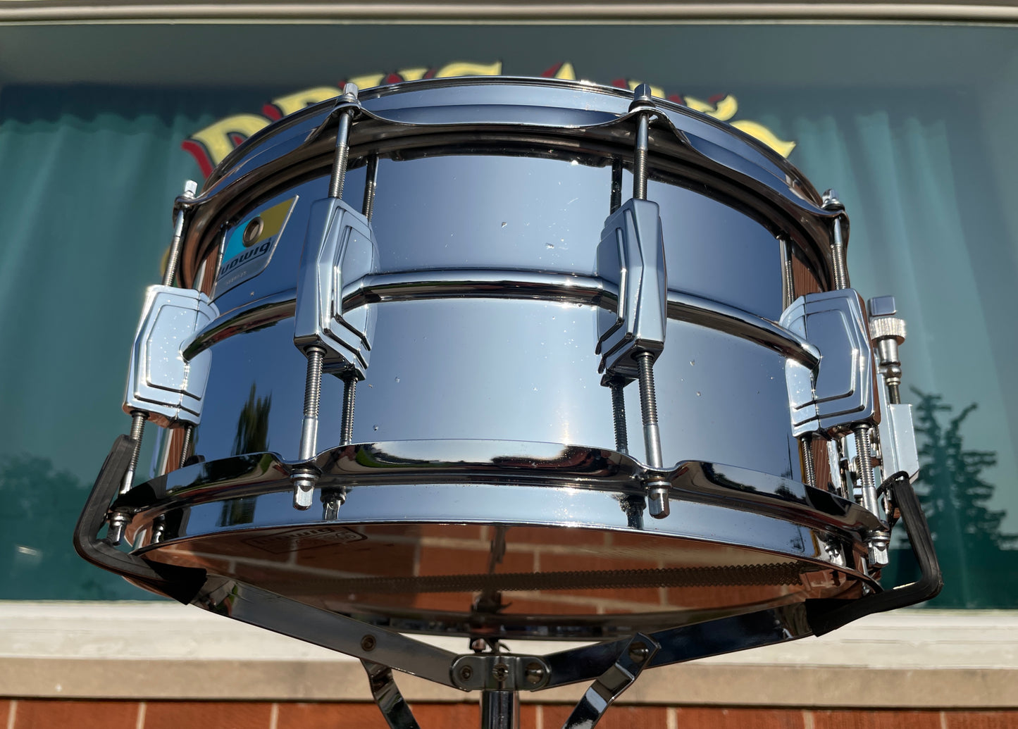 1970s Ludwig 6.5x14 LM402 Supraphonic Snare Drum