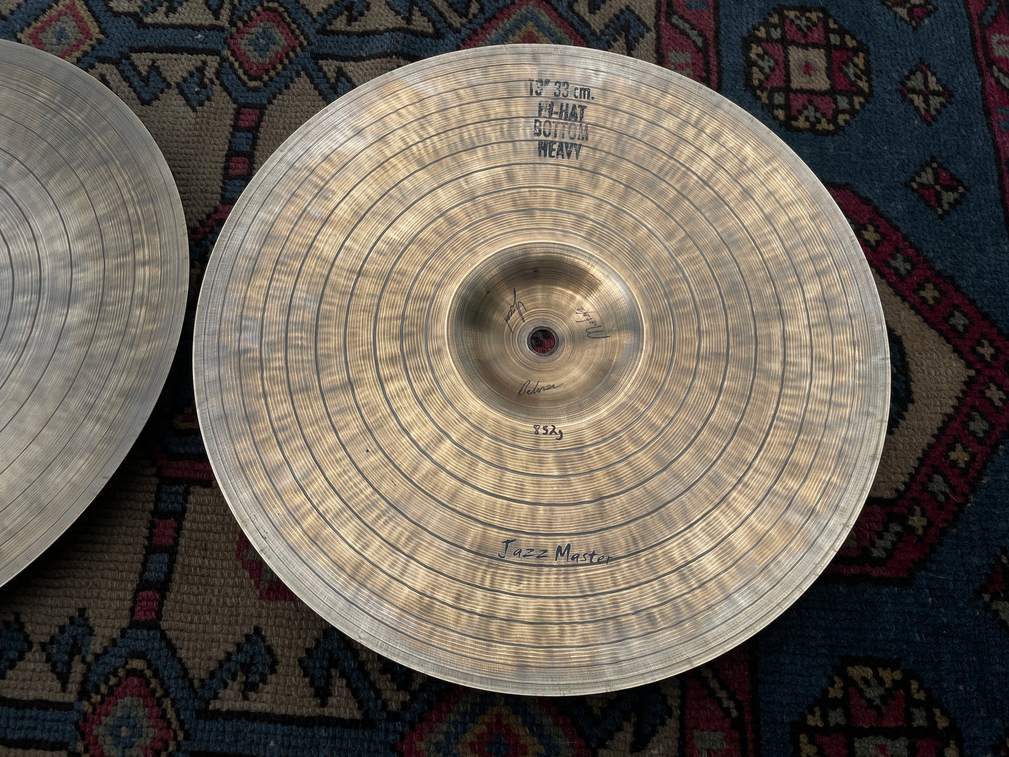 13" Masterwork Jazz Master Hi-Hat Cymbal Pair 784g/852g