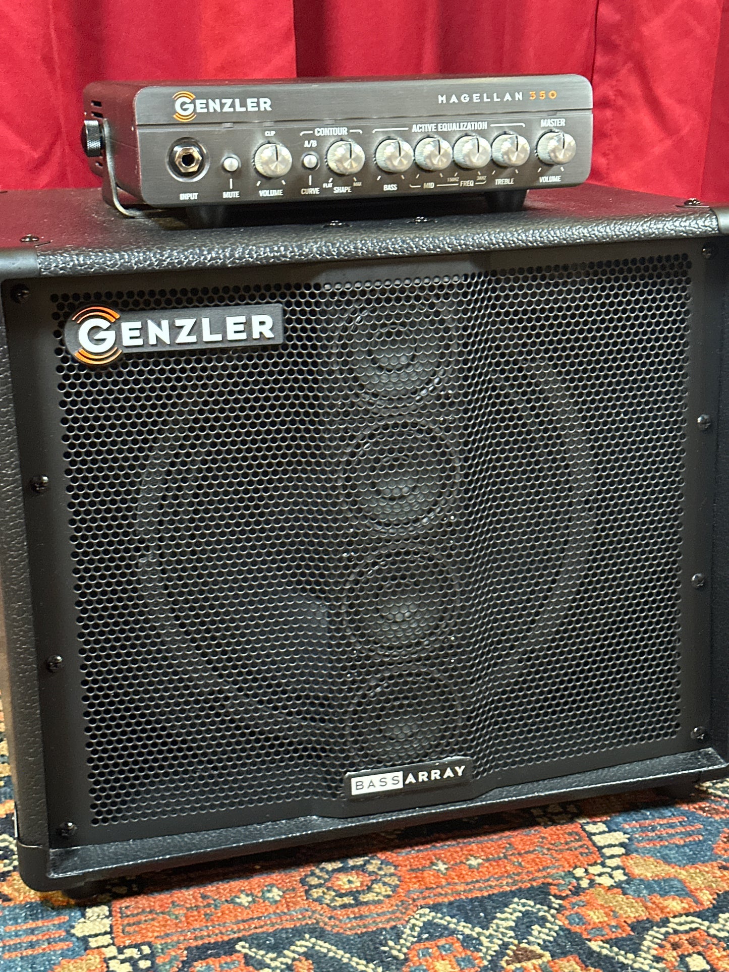 Genzler Magellan 350 Series 2 Bass Array Combo Amplifier w/ BA10-2 Cabinet & Travel Bag
