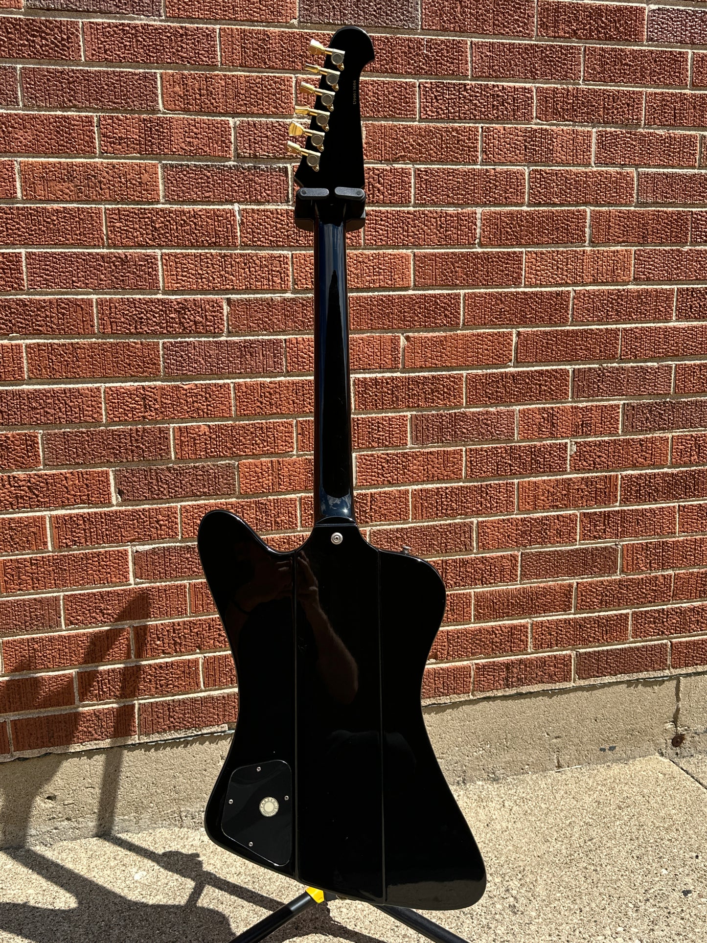 1999 Epiphone Firebird VII 3 Pickup Electric Guitar Ebony Black w/ OHSC