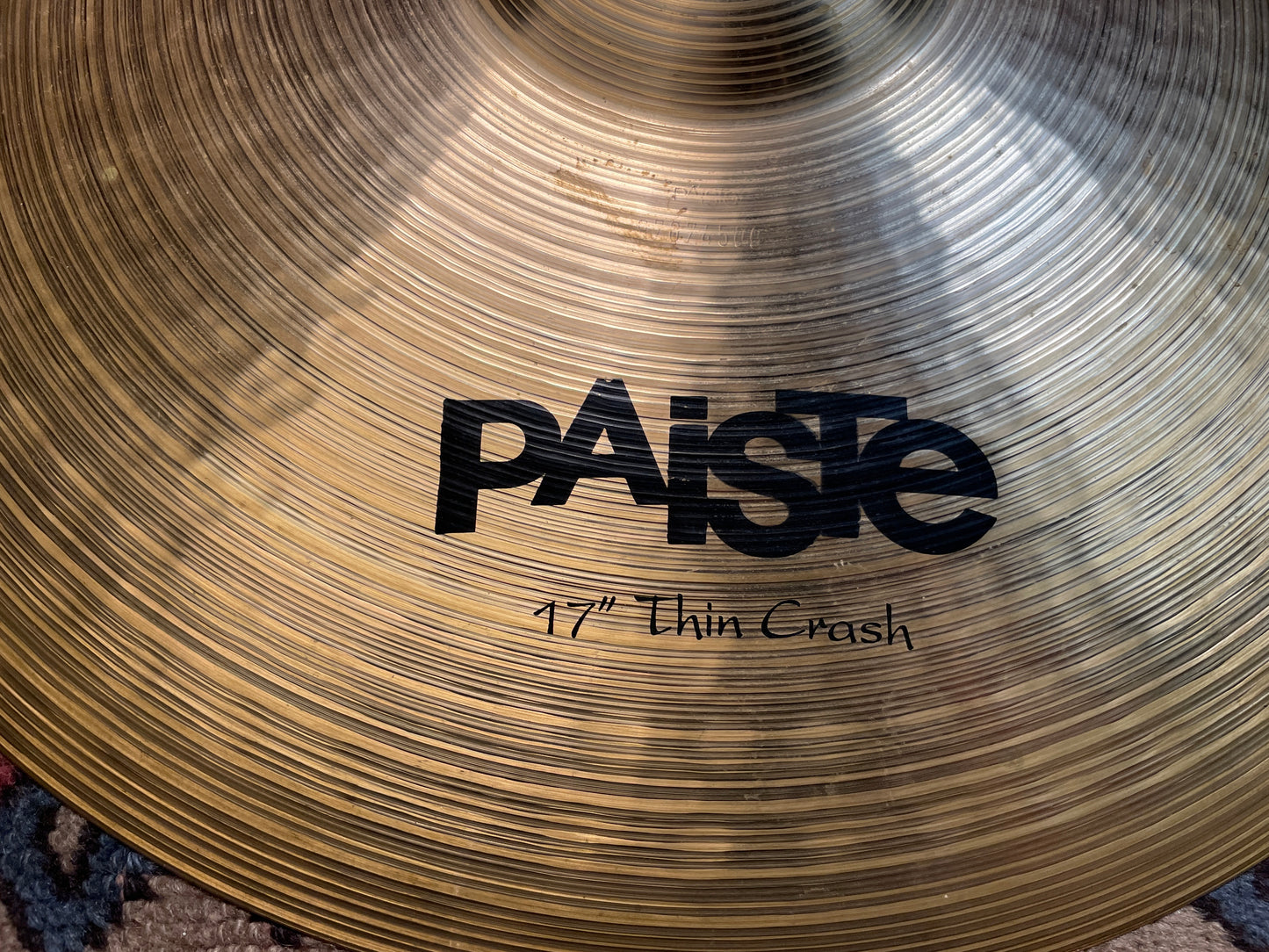 17" Paiste Sound Formula Thin Crash Cymbal 1266g