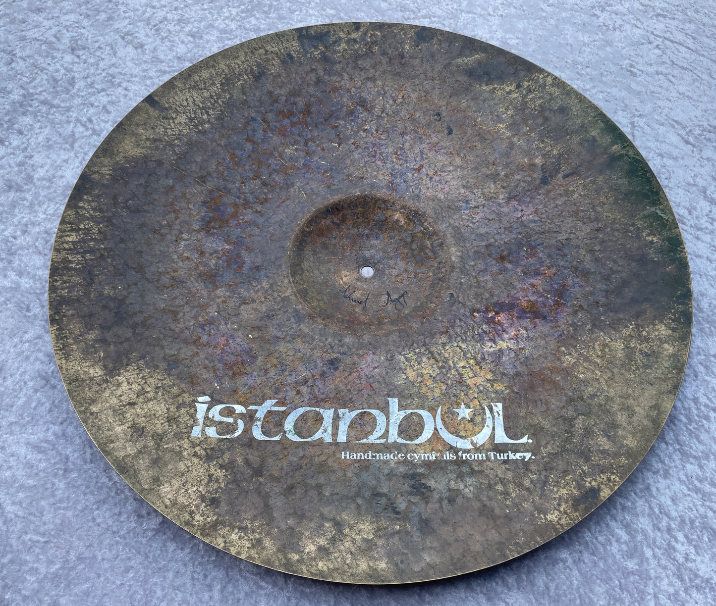 22" Istanbul Pre-Split White Label Turk Ride Cymbal 3738g *Video Demo*