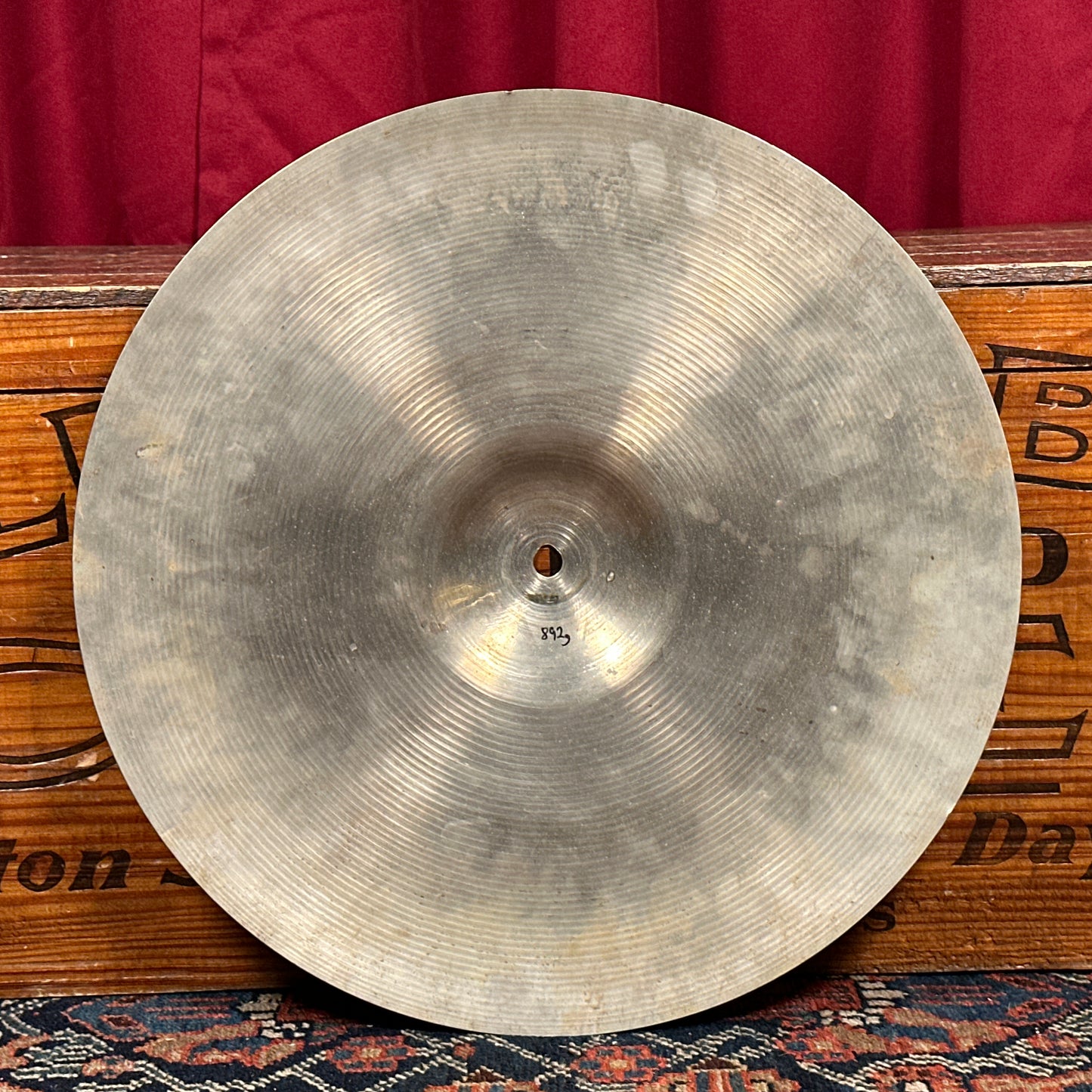 16" Paiste 1960s Ludwig Standard Crash Cymbal 892g Germany *Video Demo*