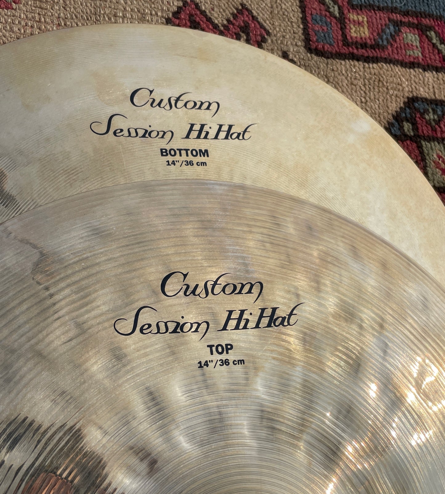 14" Zildjian K Custom Session Hi-Hat Cymbal Pair 1056g/978g *Video Demo*