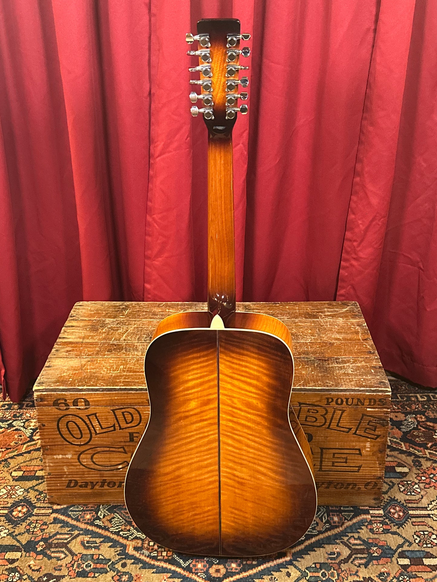 Vintage Martin Sigma DT12-4 12-String Acoustic Guitar Sunburst w/ Case