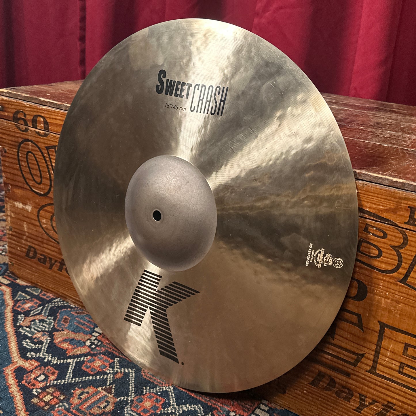 18" Zildjian K Sweet Crash Cymbal 1294g *Video Demo*