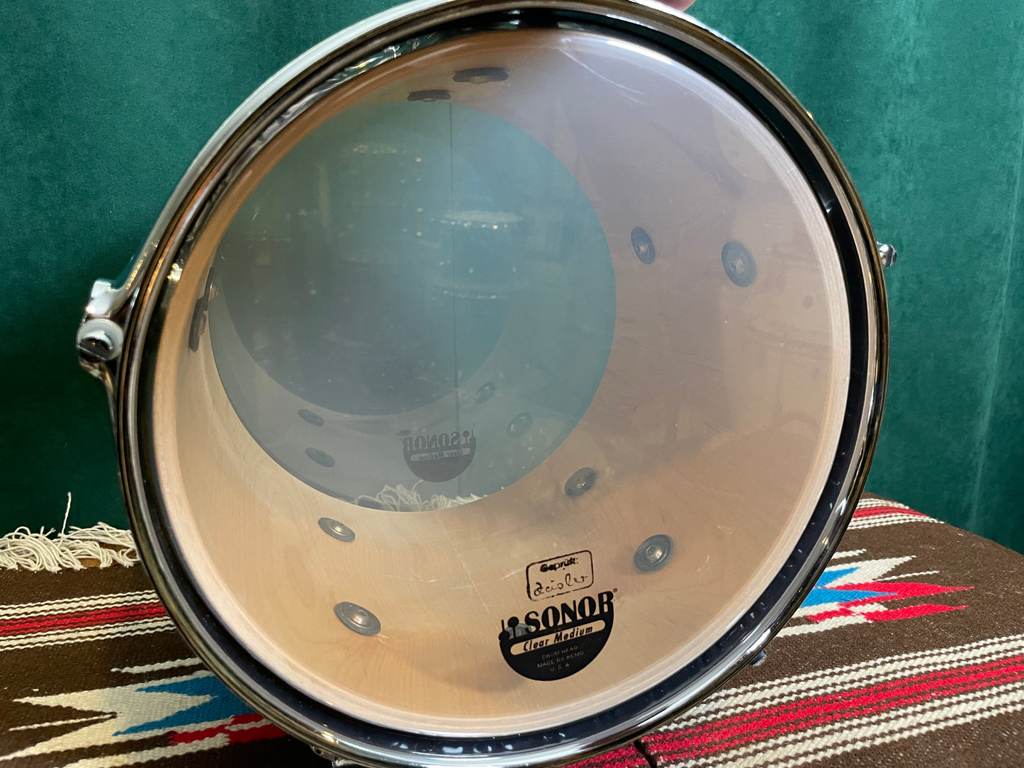 Sonor Designer Series 10" Maple Light Tom Single Stain Red 8x10 10x8