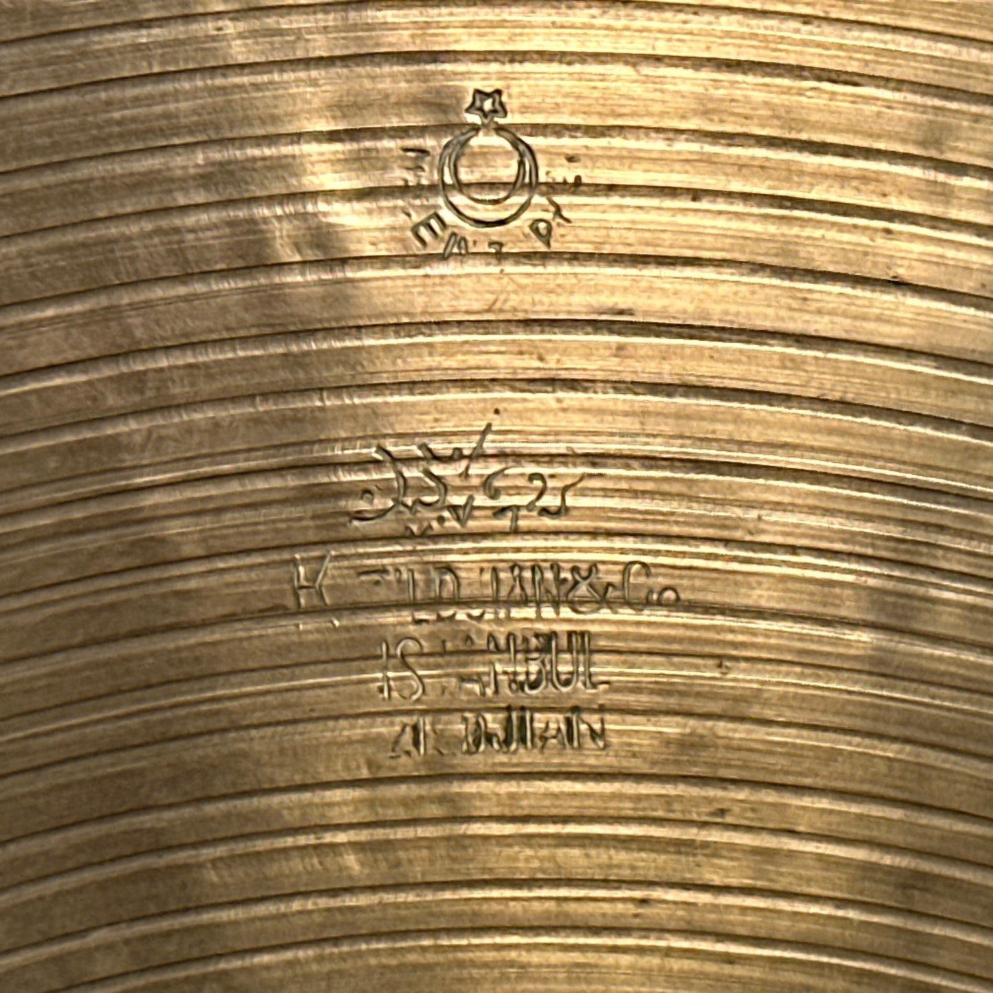 20" K Zildjian Istanbul 1959 Intermediate Stamp Ride Cymbal w/ Rivets 1798g *Video Demo*