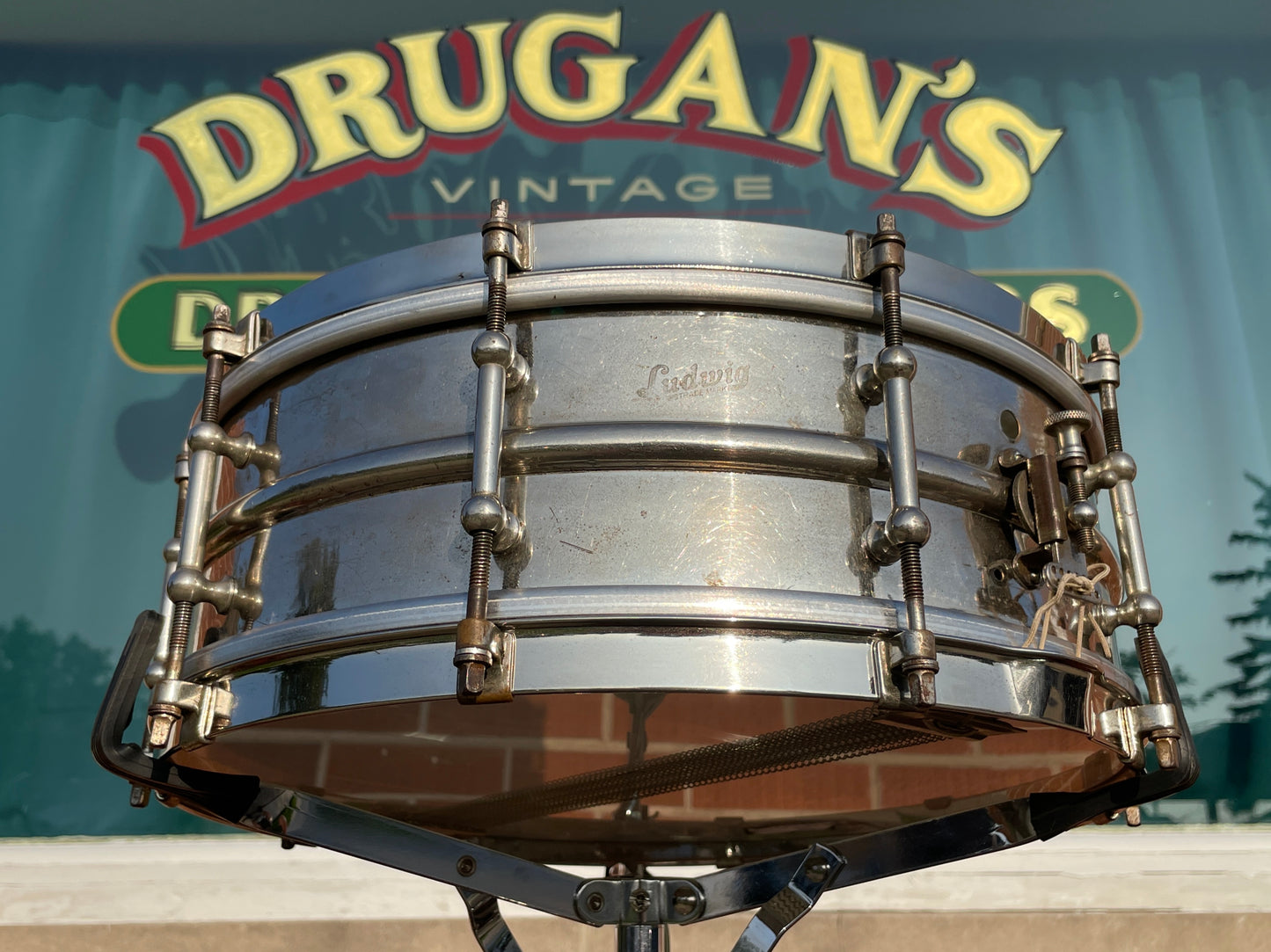 1920s Ludwig 5x14 Professional All-Around Model 10-Lug Snare Drum