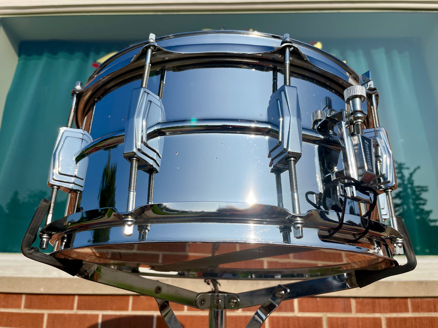 1970s Ludwig 6.5x14 LM402 Supraphonic Snare Drum