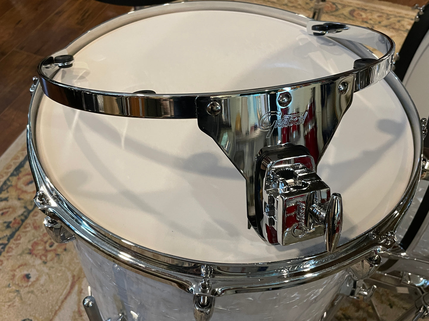 Gretsch Broadkaster Drum Set White Marine Pearl 22/13/16