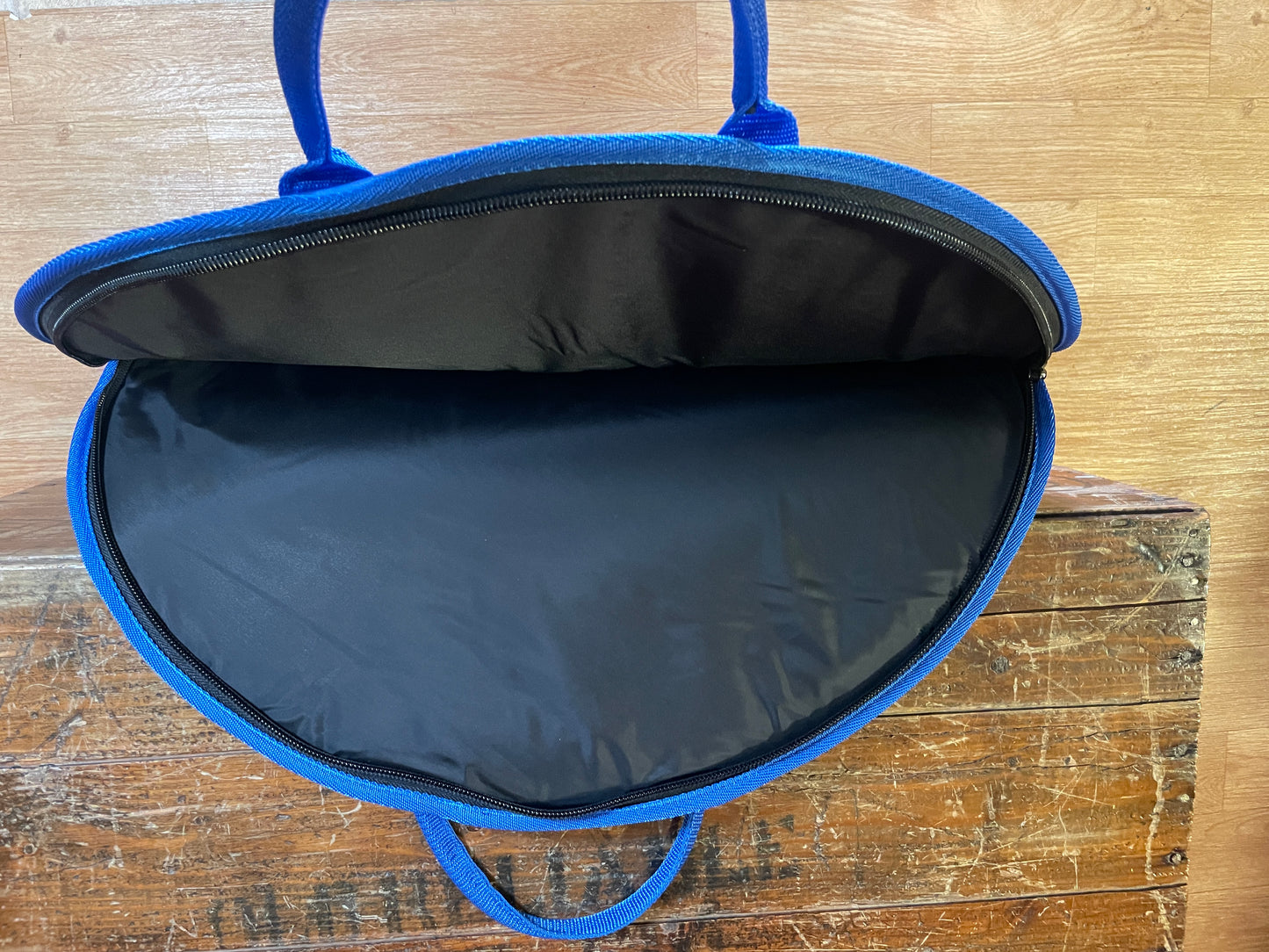 Vintage 20" Paiste Cymbal Bag Blue / Orange