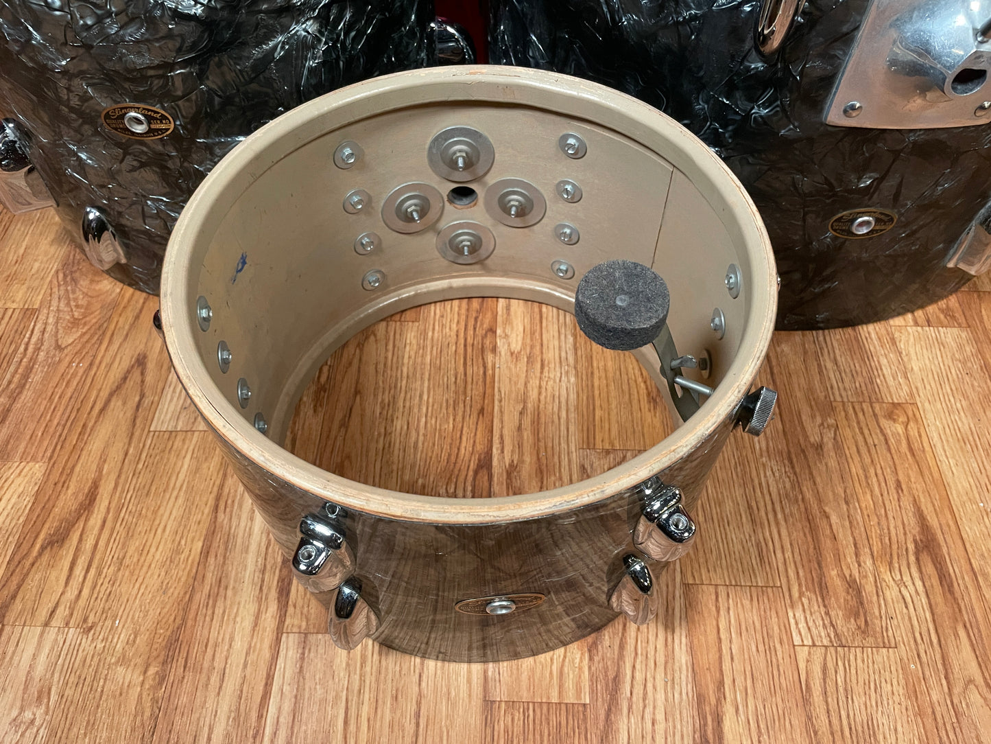 1968 Slingerland No. 9N Drum Set Black Diamond Pearl 20/12/14 *Video Demo*