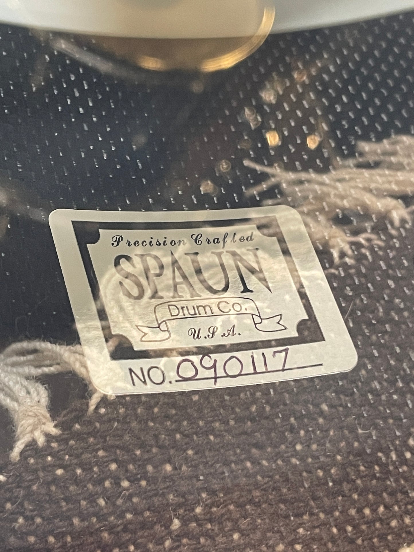 Spaun 5x14 Carbon Fiber Snare Drum w/ Trick GS007 Multi-Step Throw-Off
