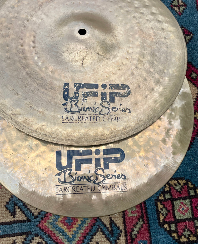 14" UFIP Bionic Series HiHat Cymbal Pair 1246g/1446g Drugan's Drums & Guitars
