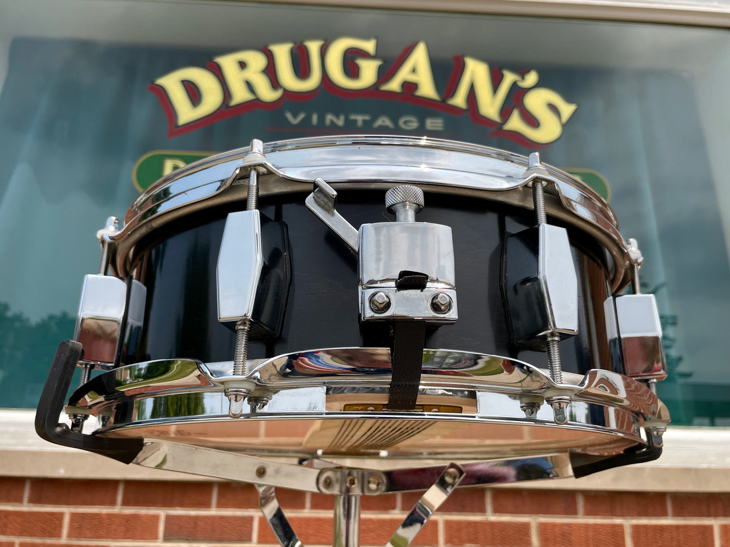 Grover Pro 4.5x13 Snare Drum Black