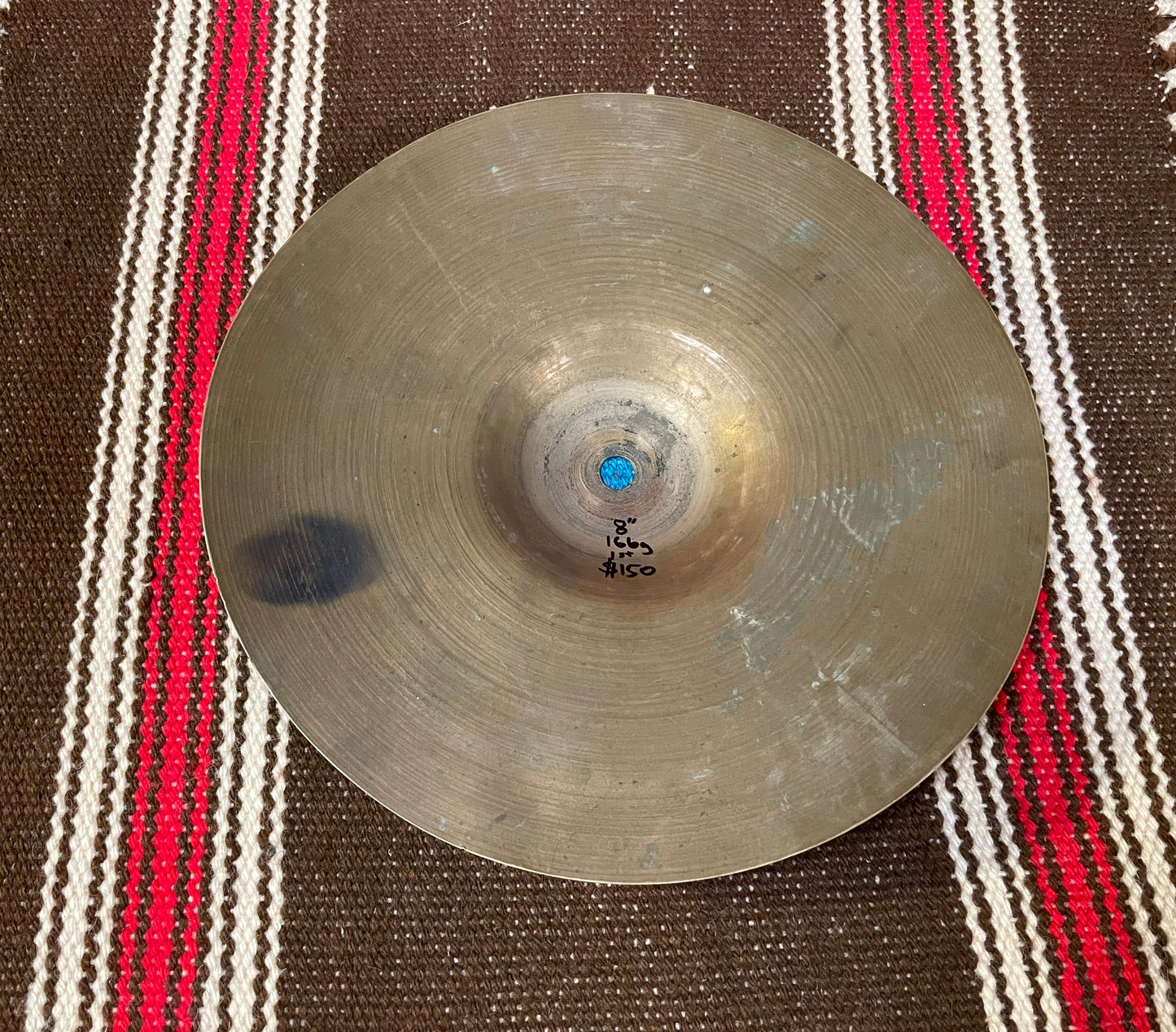 8" Vintage 1930s Zildjian A 1st Stamp Splash Cymbal 166g *Video Demo*