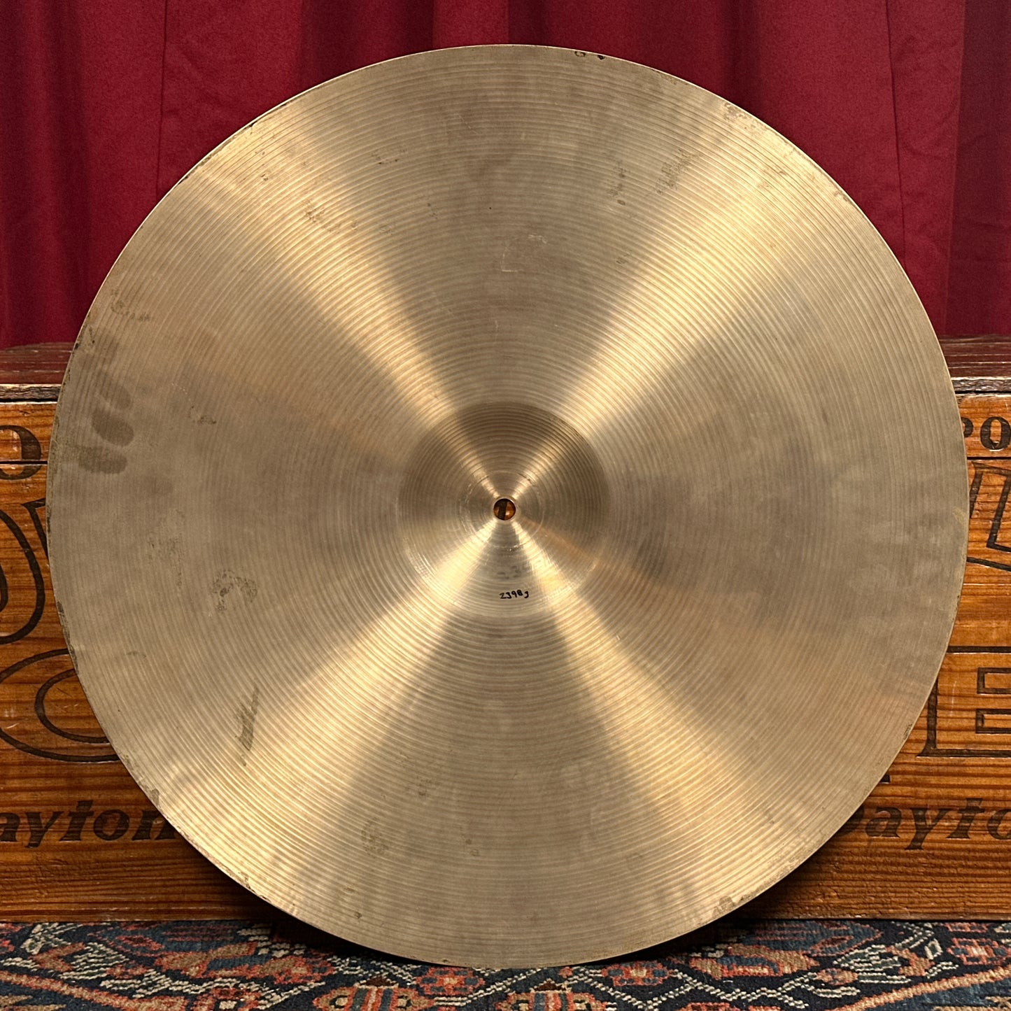 20" Paiste Formula 602 Pre-Serial 1960s Ride Cymbal 2398g *Video Demo*
